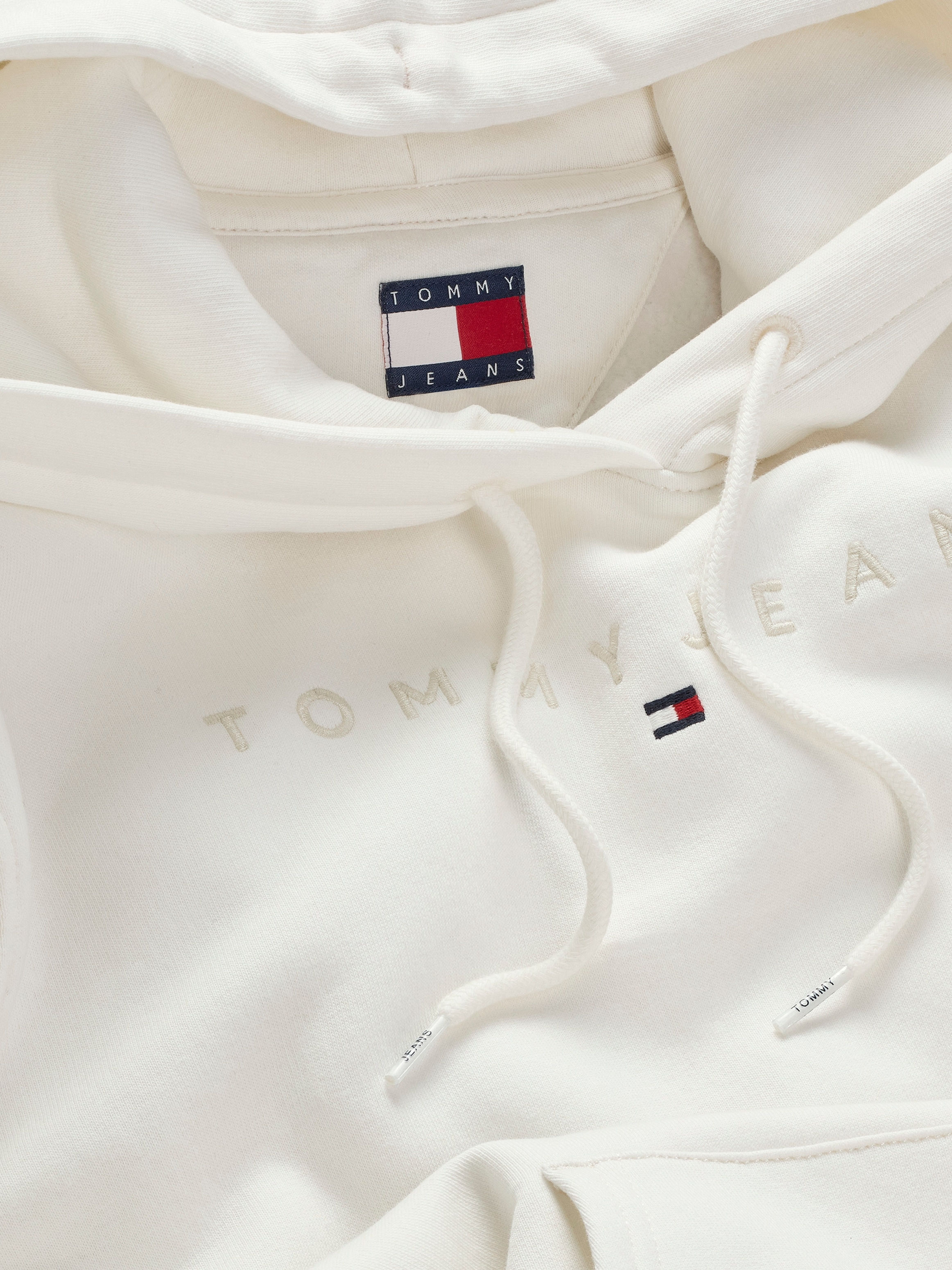 Tommy Jeans Curve Kapuzensweatshirt »TJW REG TONAL LINEAR HOODIE EXT«, in Grossen Grössen, Kapuze, Logostickerei