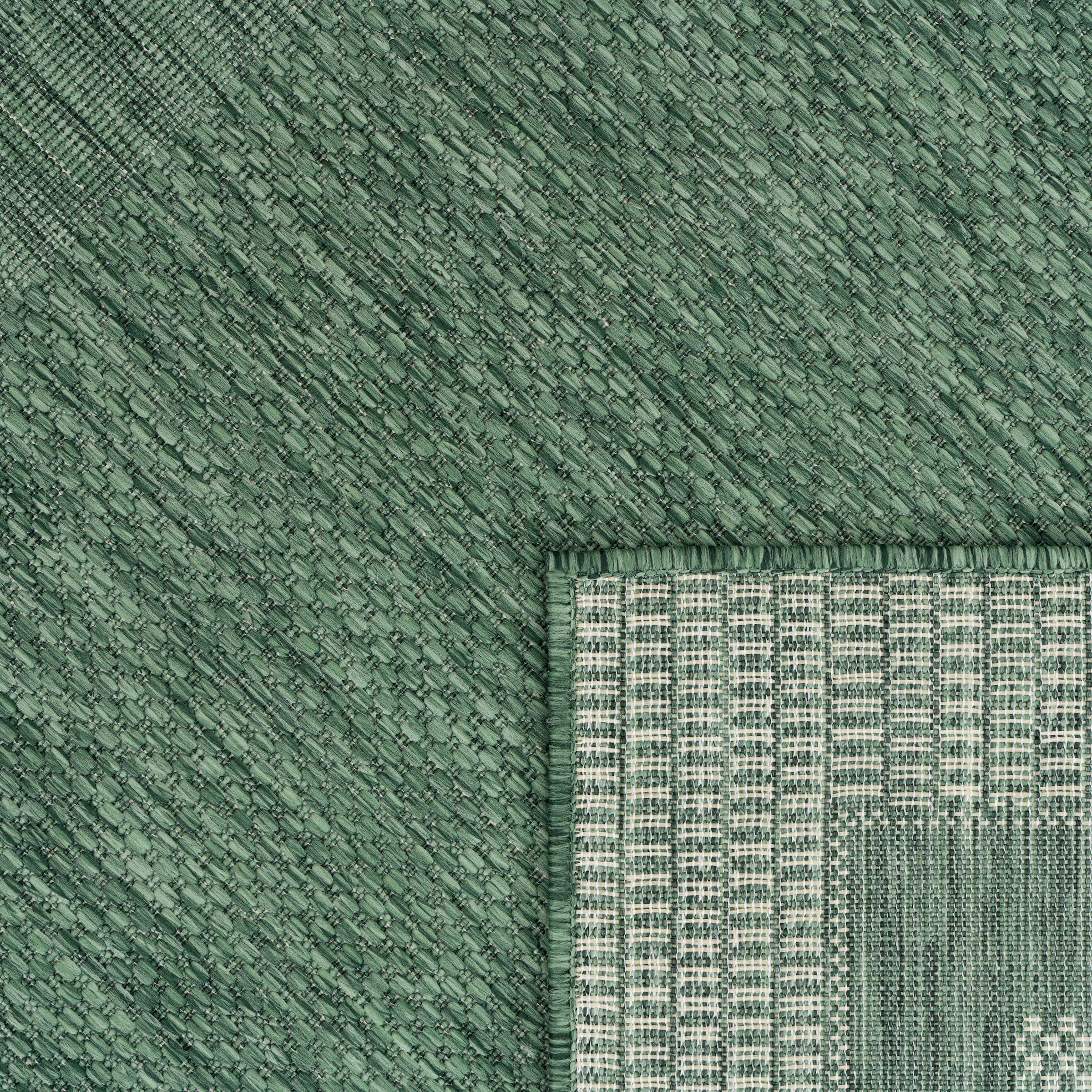 Paco Home Teppich »Roma 272«, rechteckig, Flachgewebe, meliert, mit dezenter  Bordüre, In- und Outdoor geeignet kaufen | Kurzflor-Teppiche