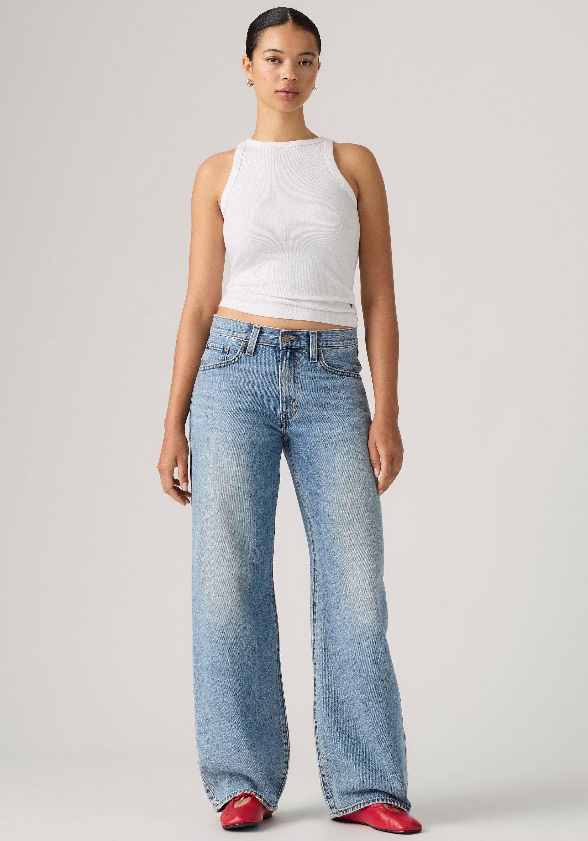 Levi's® 5-Pocket-Jeans »MIDDY BALLOON« mit weitem Bein