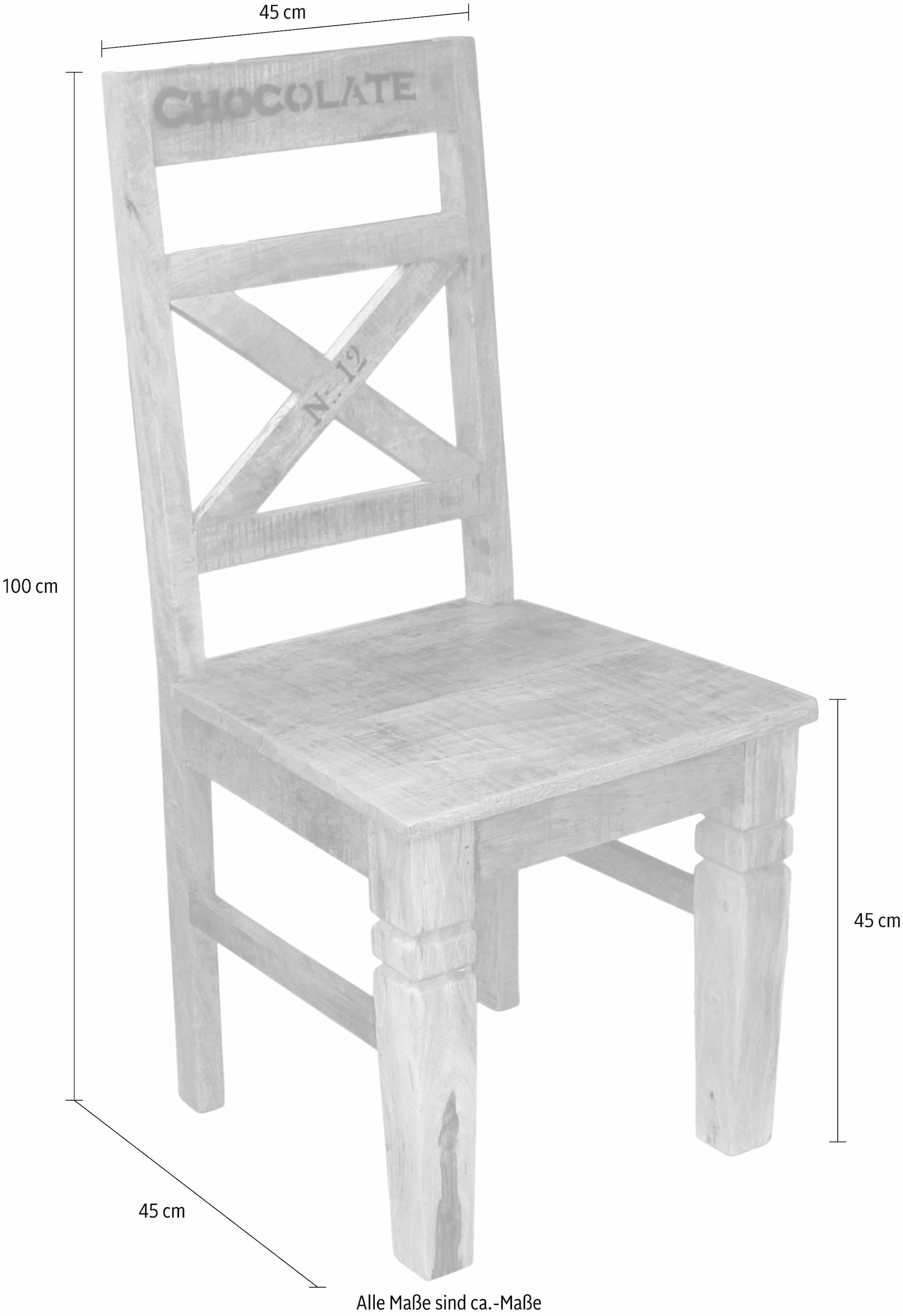 SIT 4-Fussstuhl »Rustic«, (Set), 2 St.