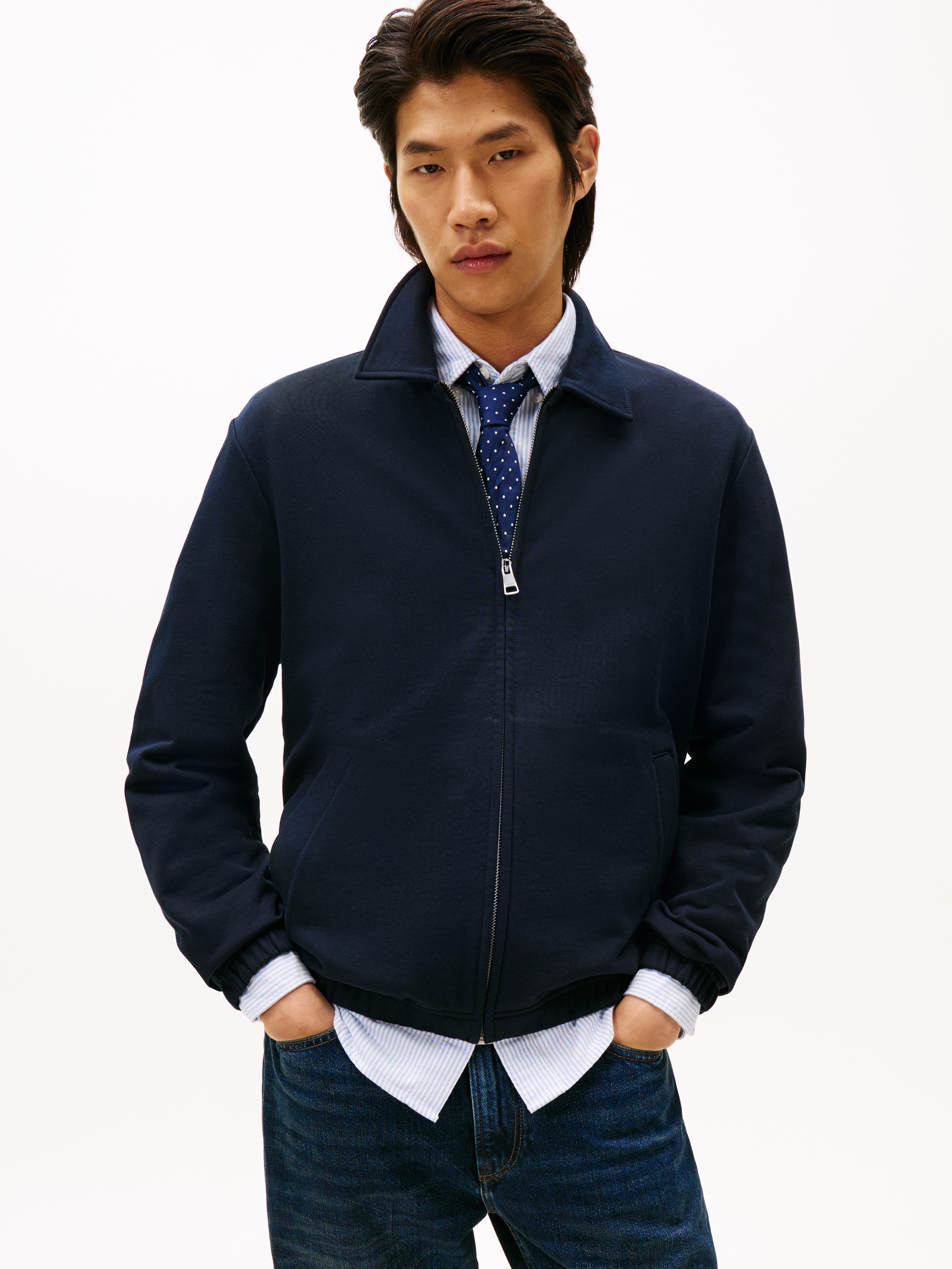 Image of Tommy Hilfiger Sweatjacke "ESSENTIAL TERRY IVY"