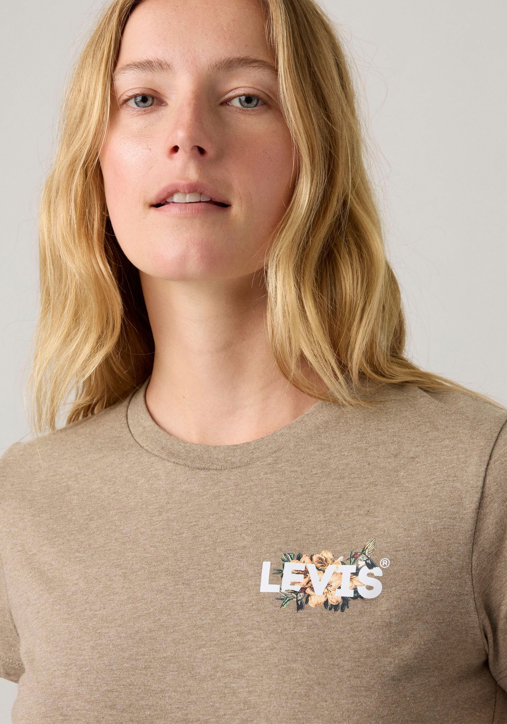 Levi's® T-Shirt »THE PERFECT TEE«, mit Batwing-Logoprint