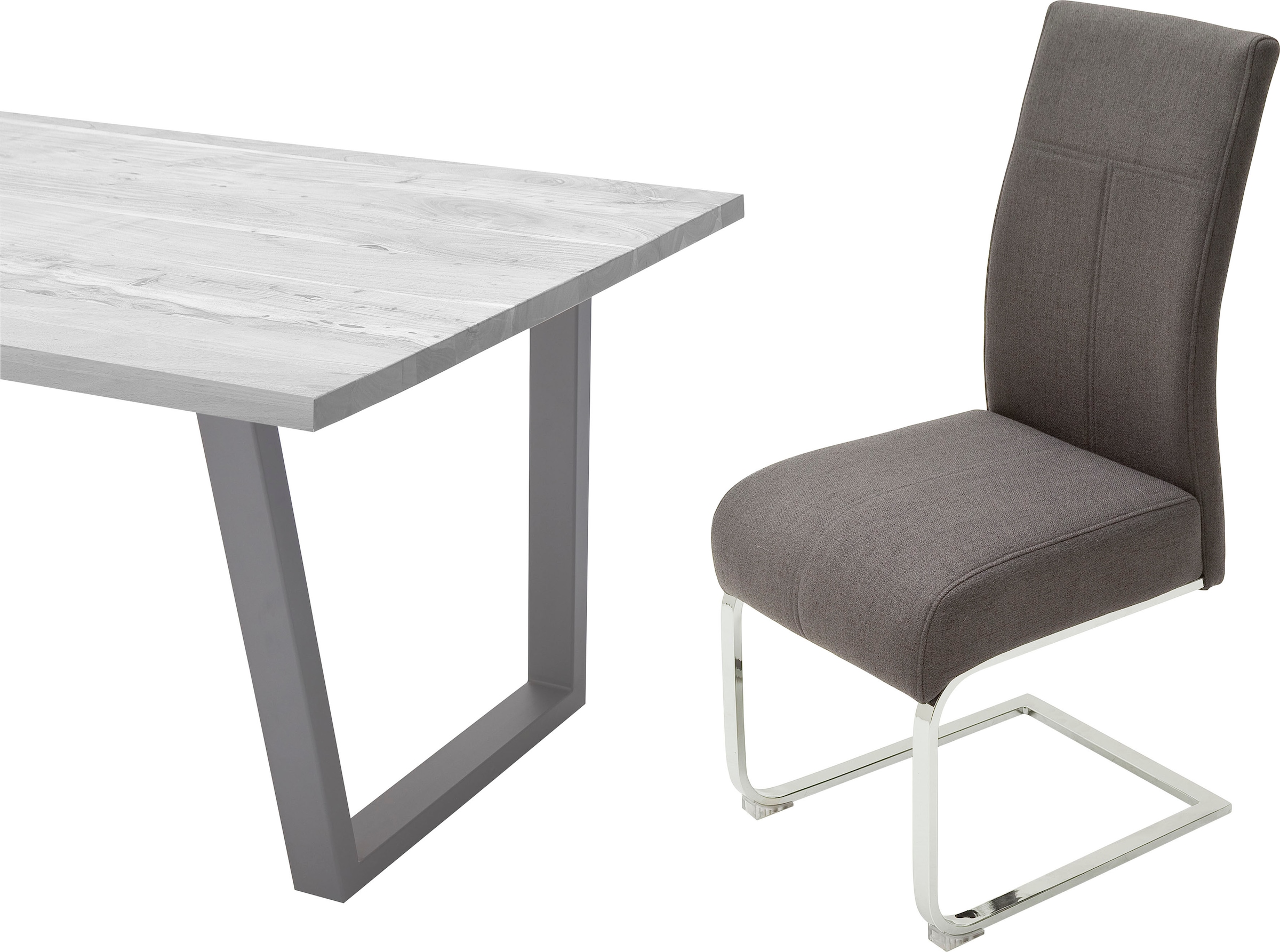 MCA furniture Esszimmerstuhl »Foshan«, (Set), Aqua 2 Stoffbezug Kg Resistant, mit Stuhl bis Taschenfederkern, St., 120 Stoffbezug, maintenant
