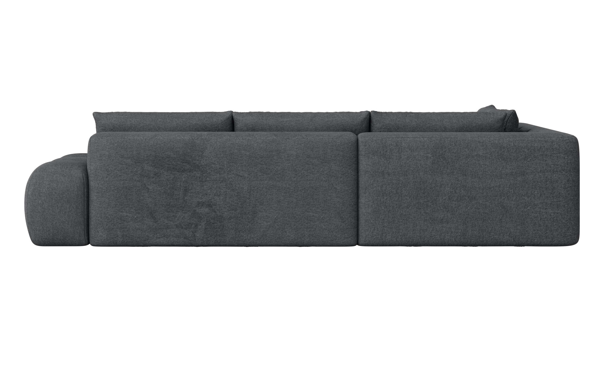 INOSIGN Ecksofa »AZITA klein, L-Form, elegant und bequem Designsofa«, lose Rückenkissen, traumhafte Steppung, Masse B/T/H: 296/176,5/89 cm