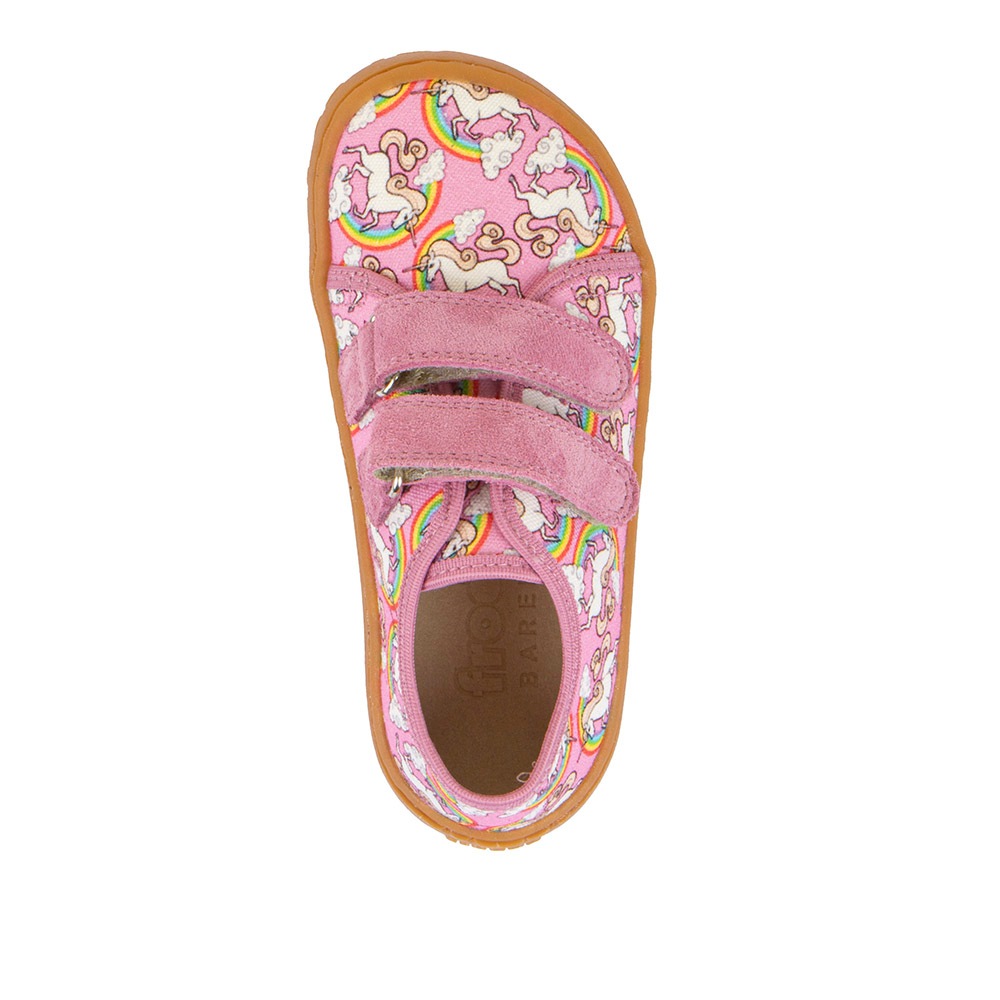 froddo® Barfussschuh »BAREFOOT CANVAS«  Sneaker, Klettschuh mit Baumwollfutter, Klett-Hausschuh