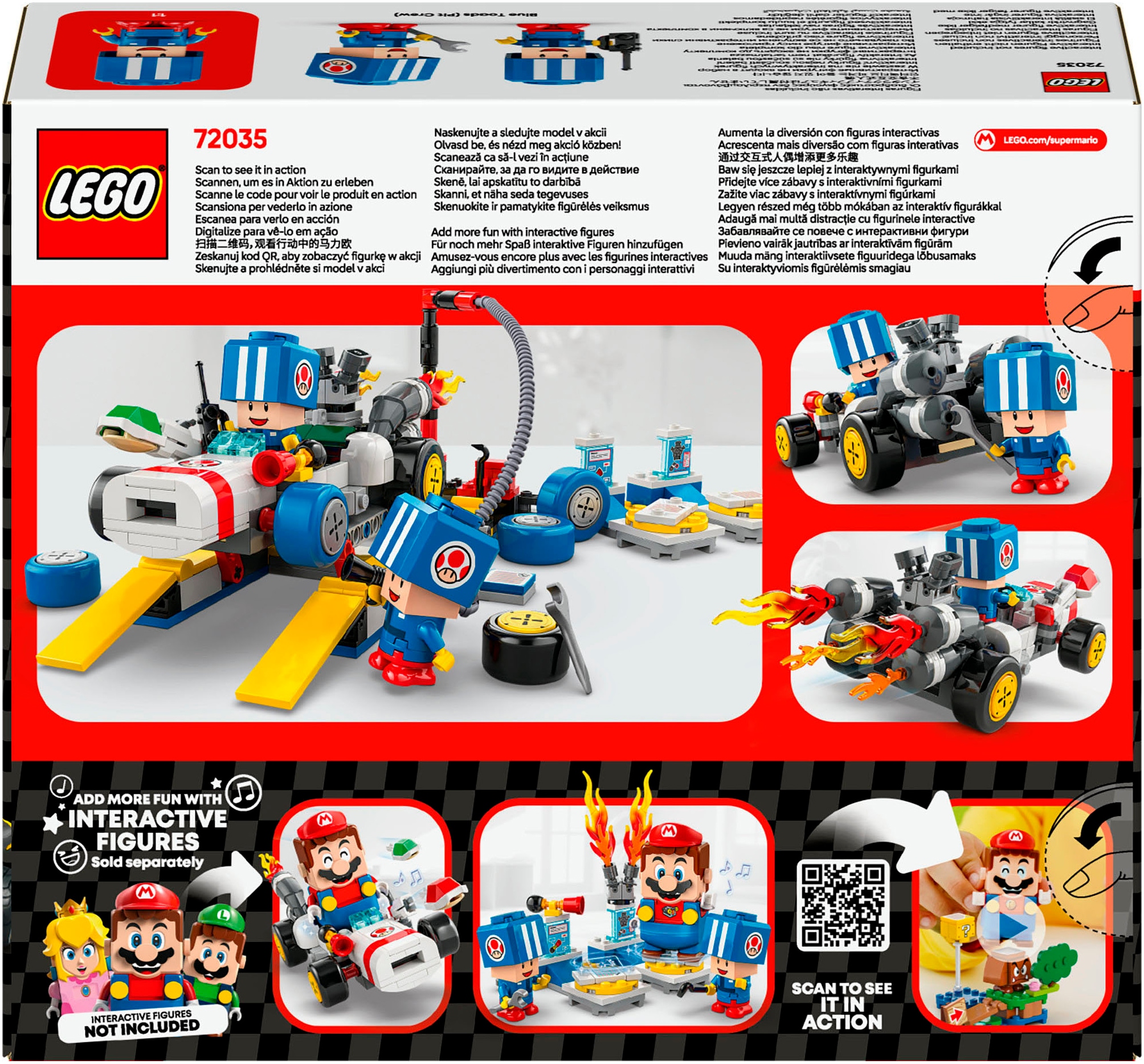 LEGO® Pions de construction »Mario Kart™ – Toads Werkstatt (72035), LEGO Super Mario« Made in Europe