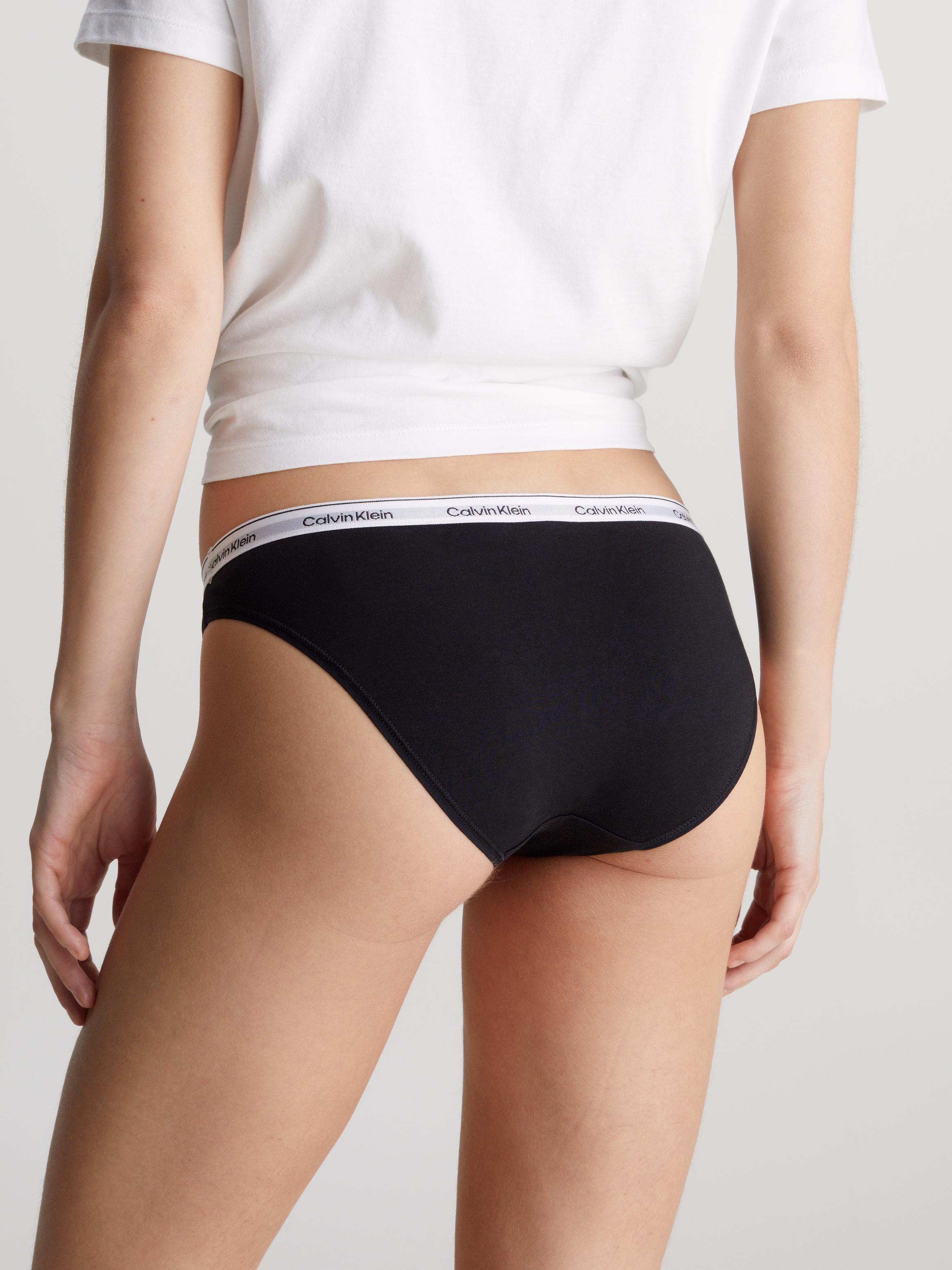 Calvin Klein Underwear Bikinislip »3 PACK BIKINI (LOW-RISE)«, (3 St.), Low Rise mit Logobund