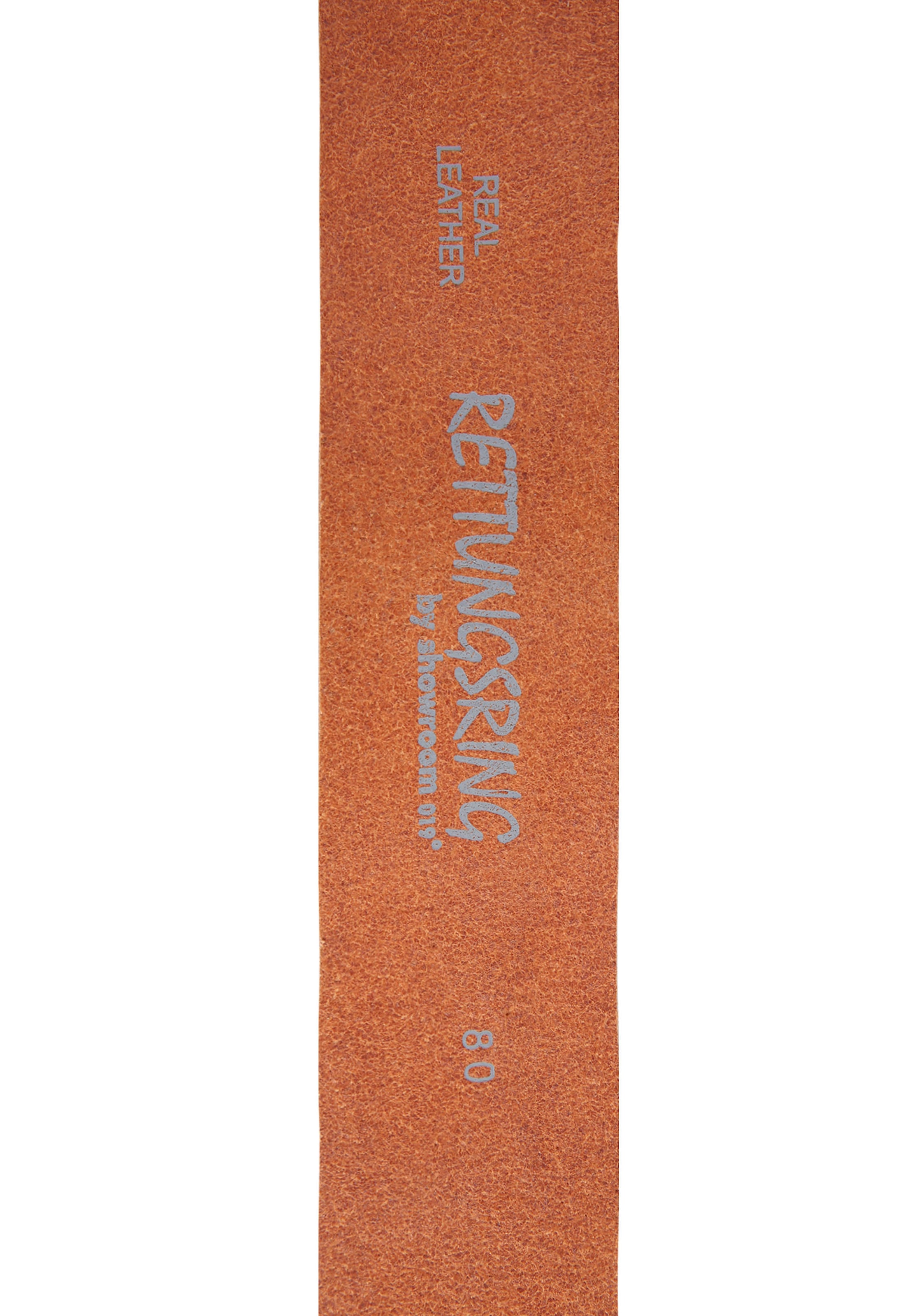 Rettungsring Gürtel Ledergürtel mit austauschbarer Schliesse »Felswand Silber«