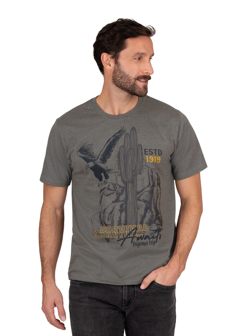 Image of Trigema T-Shirt, mit Druckmotiv Survival bei Ackermann Versand Schweiz