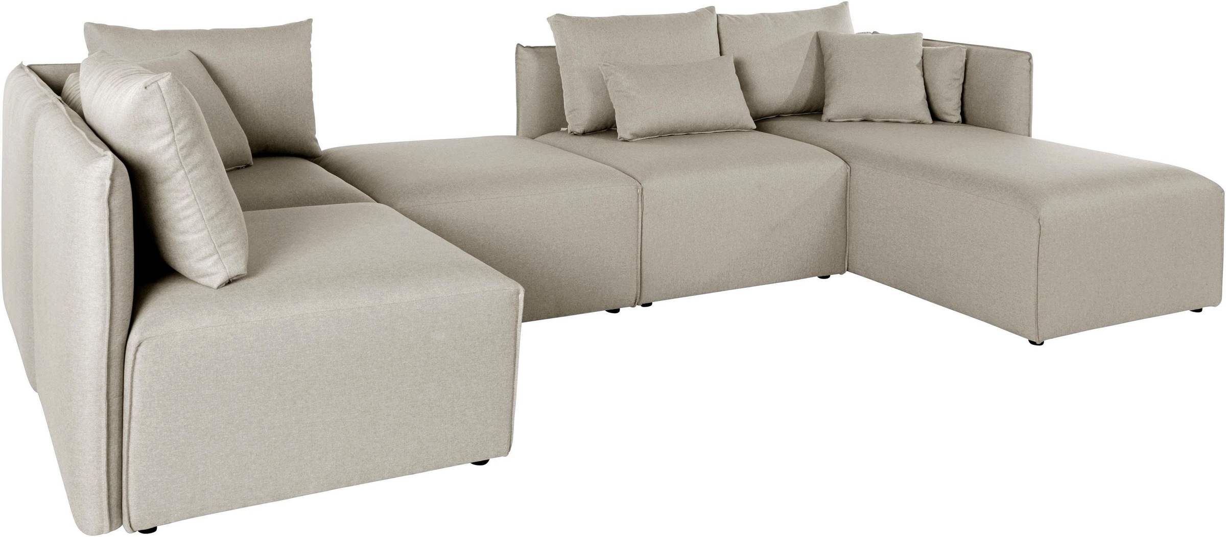 GOODproduct Wohnlandschaft »Nöre U-Form« 5 Teile, in vielen Bezugsqualitäten und Farben s. auch "Nöre"