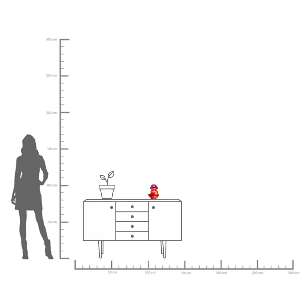 Kare Design Kerzenständer »Kerzenständer Lips 17cm«