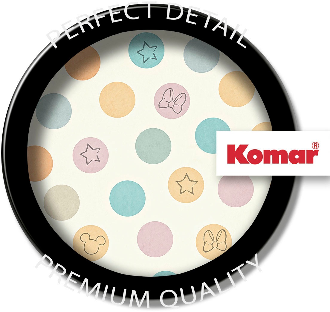 Komar Fototapete »Digitaldruck Vlies - Disney Pastel Confetti - Grösse 400 x 250 cm«, bedruckt, Kinderzimmer
