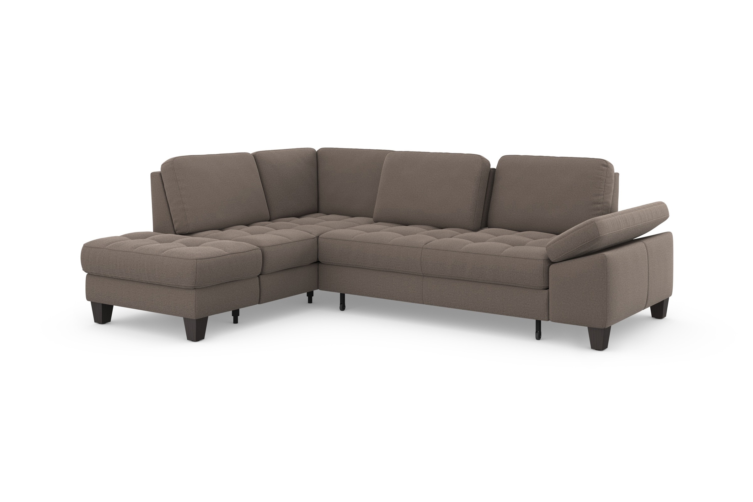 sit&more Ecksofa »Westham L-Form«, mit Ottomane, mit oder ohne Bettfunktion, Bettkasten, Verstellung