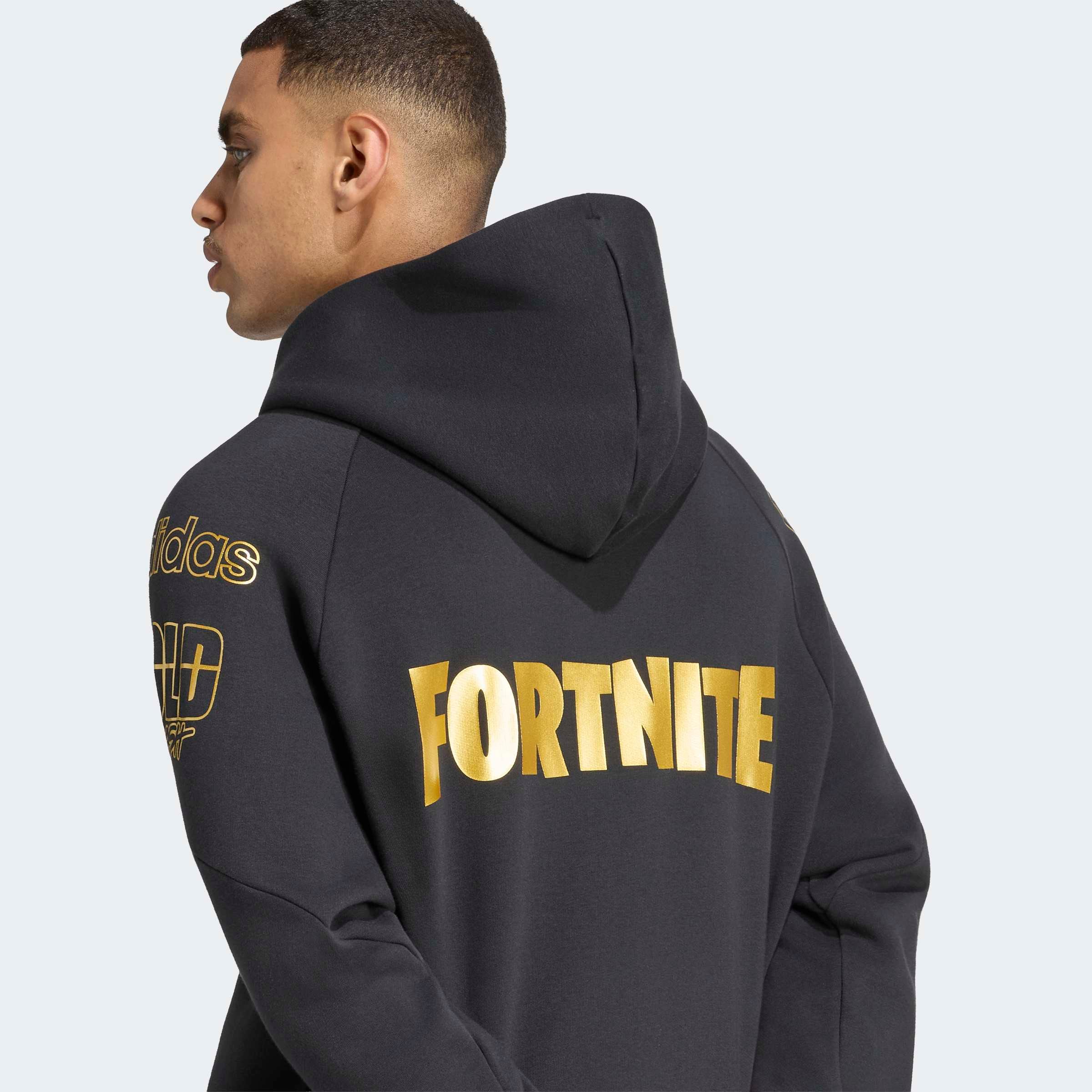 adidas Sportswear Sweat à capuche »ADIDAS X FORTNITE TIRO HOODIE«, avec fermeture éclair, en coton et polyester, longueur normale
