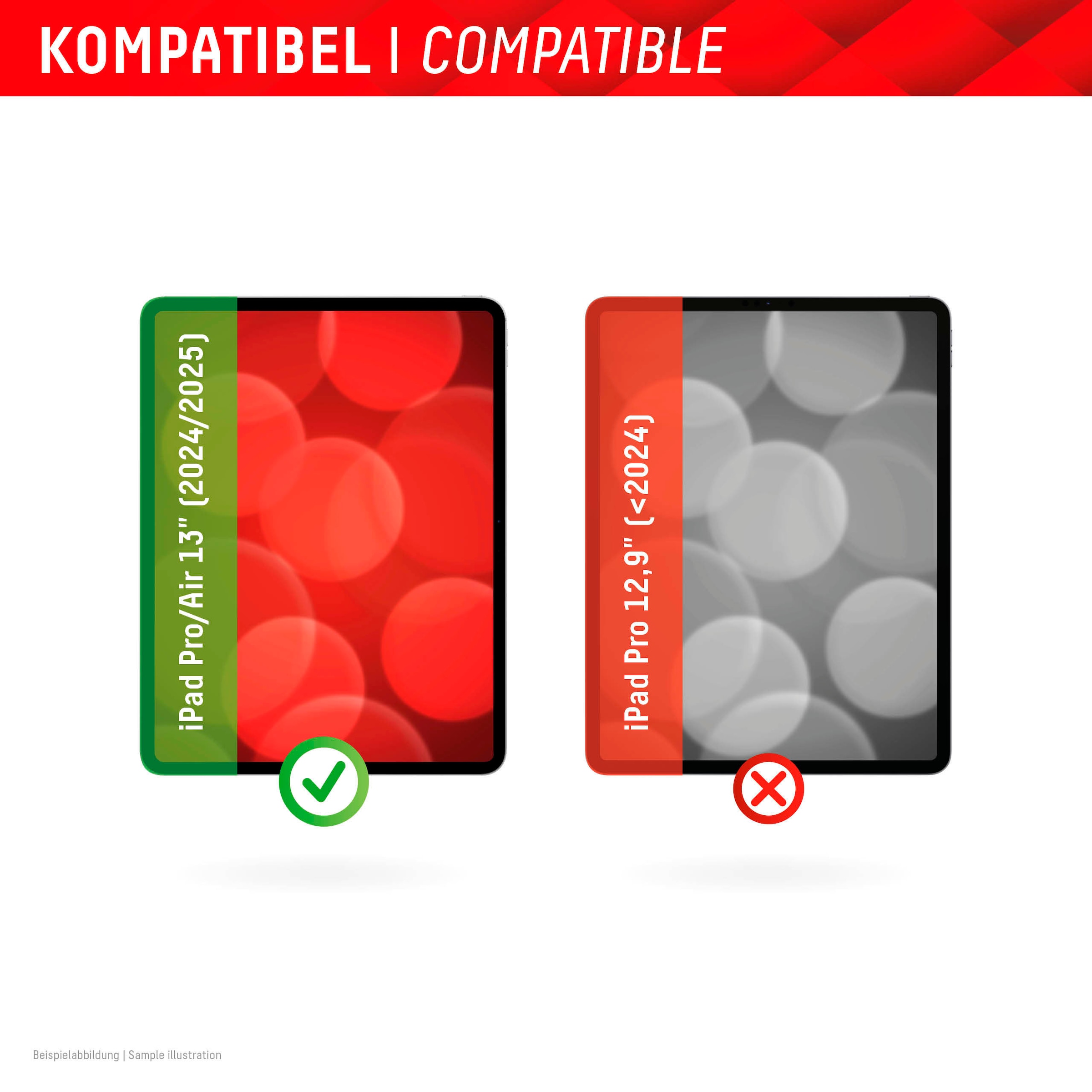 Displex Displayschutzfolie »Tablet Privacy Safe«, für Apple iPad Pro 13''-Apple iPad Air 13'' (2024/2025), Blickschutzfolie, Schutzfolie, Bildschirmschutz, kratz- & stossfest
