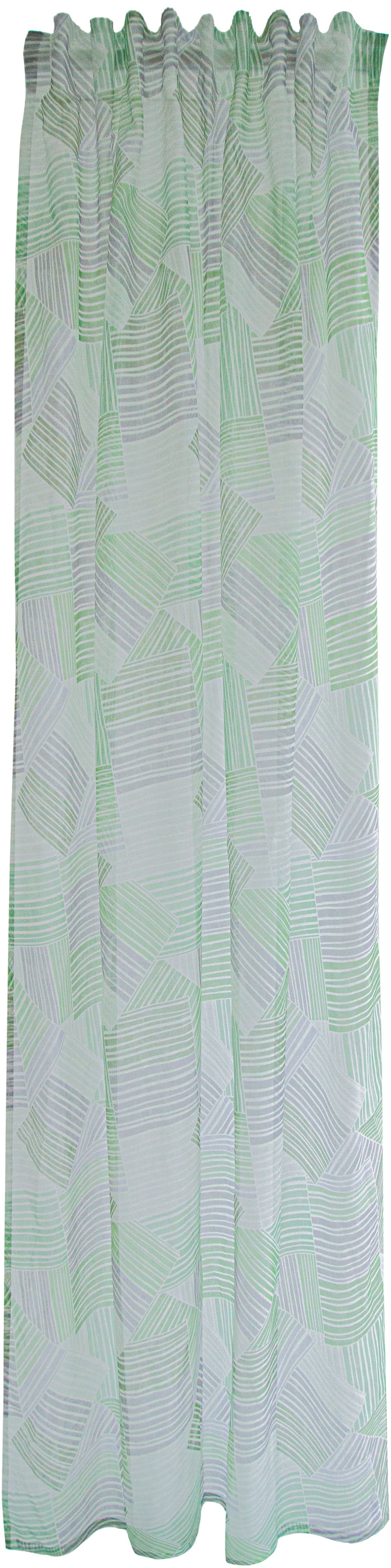 Image of HOMING Gardine "Vitas" verdeckte Schlaufen 1 Stk. tlg. Farbverlauf, geometrisch, Wohnzimmer, Schlafzimmer