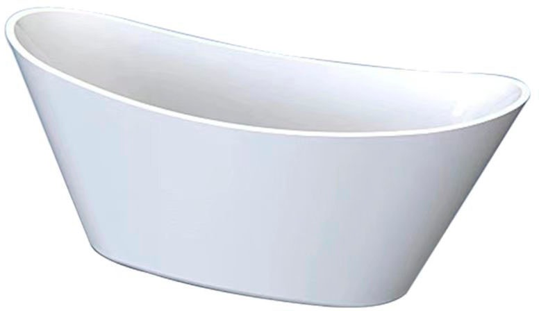 Image of GOODproduct Badewanne "Lagos" Höhe 72 cm mit Ablaufstöpsel verstellbare Füsse Überlauf Freistehend, 170x72x71 (LxBxH), Sanitäracryl, mit Pop Up Ventil