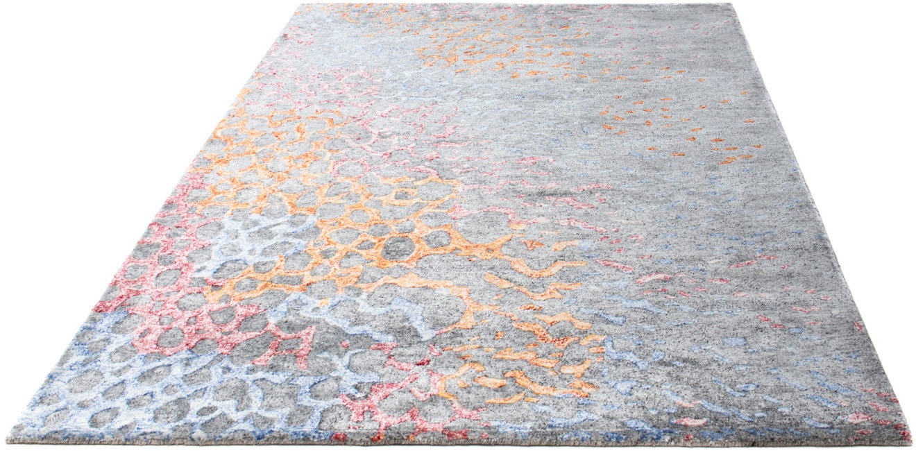 Image of morgenland Designteppich »Designer Abstrakt Blu chiaro 200 x 140 cm«, rechteckig, 0,8 mm Höhe, Handgeknüpft bei Ackermann Versand Schweiz