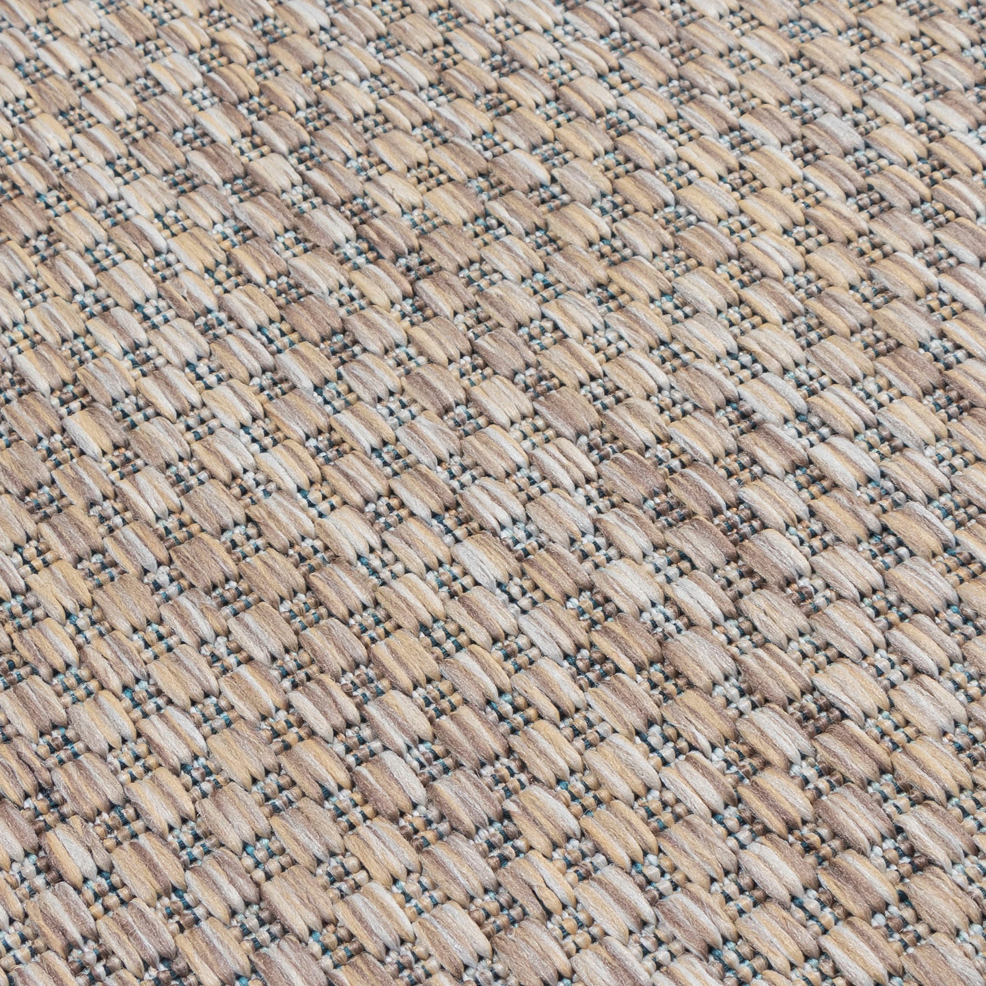 Sanat Outdoorteppich »Melissa 8000  , auch in Rund erhältlich« rechteckig 10 mm Höhe Kurzflor, In -und Outdoor geeignet, Aussenbereich, Wohnzimmer