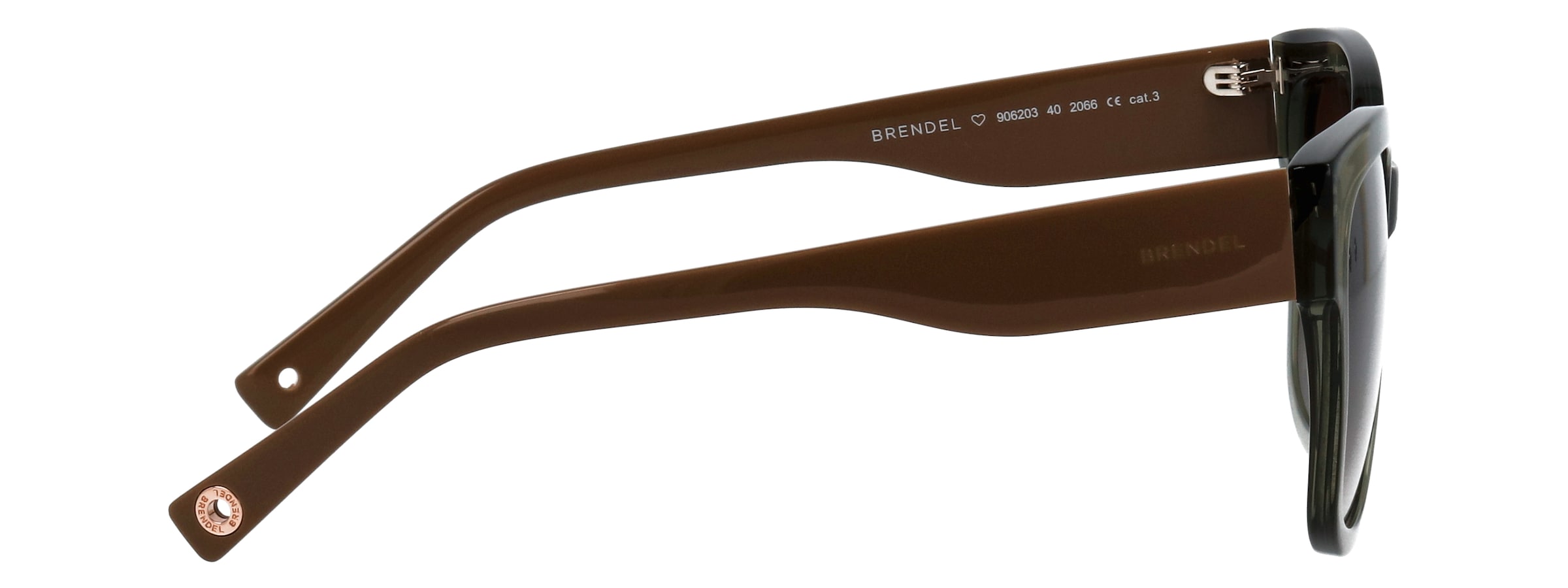 BRENDEL eyewear Lunettes de soleil »Modell 906203« Form Karree/Eckig, Logoschriftzug auf Bügel, Kunststofffassung