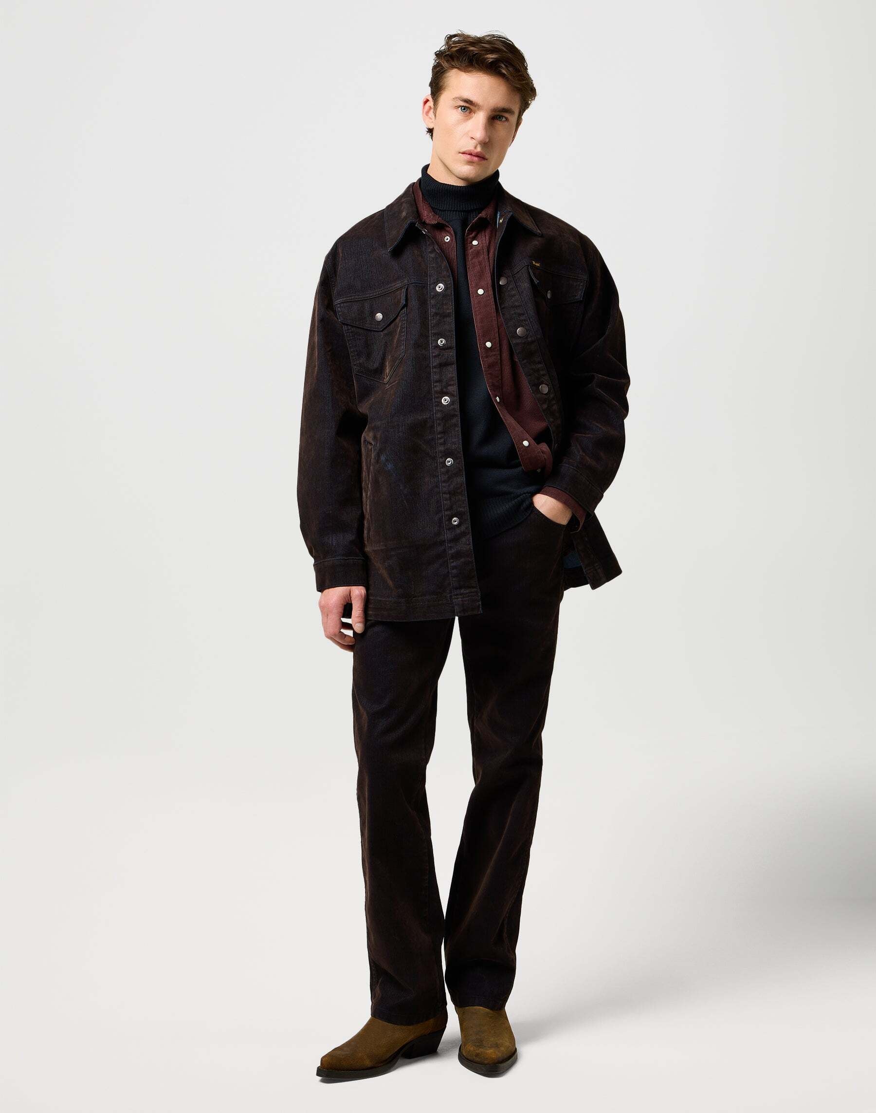 Wrangler Pull à col roulé »WRANGLER Rollkragenpullover Turtleneck«