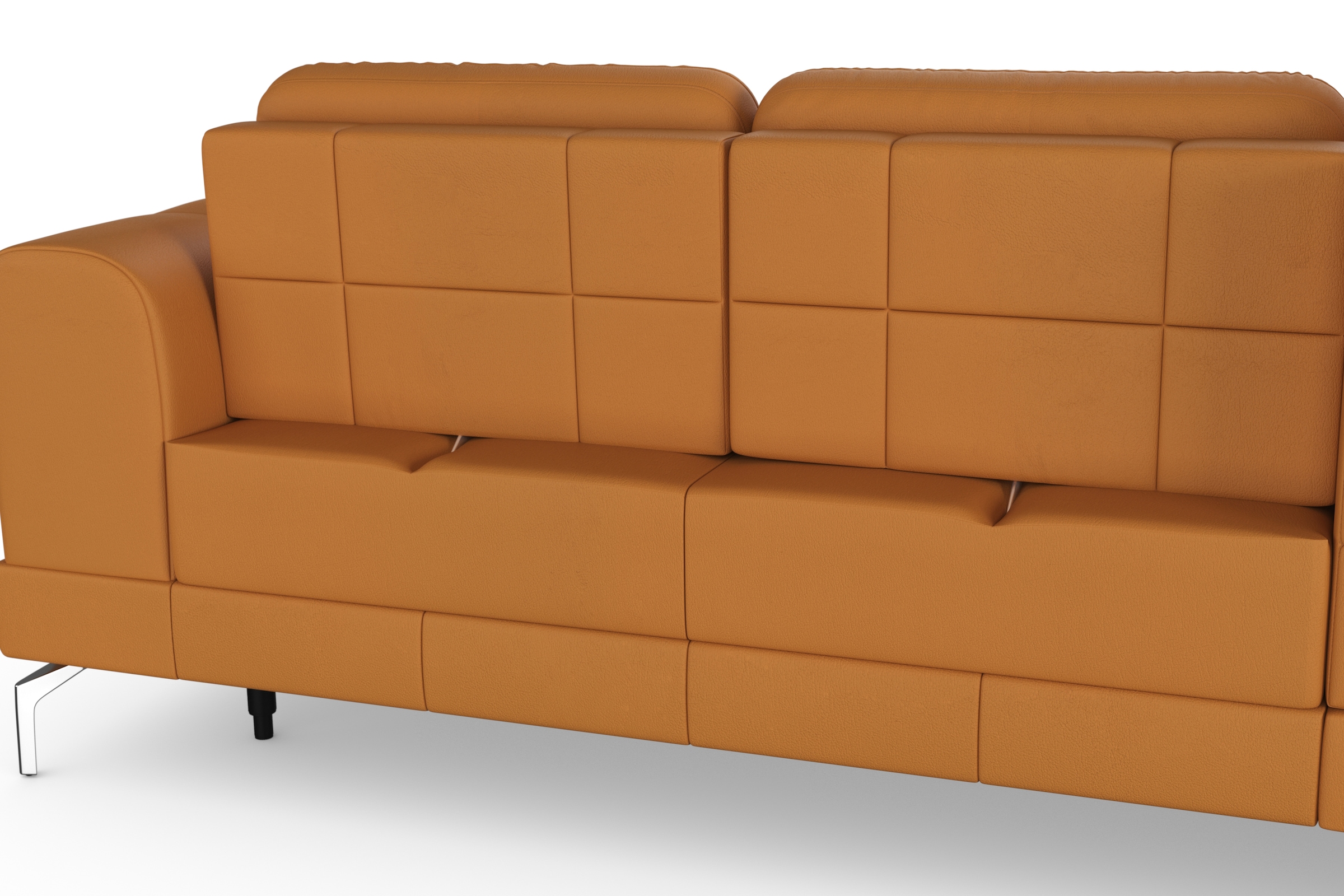 sit&more Ecksofa »Bendigo L-Form«, inklusive Sitztiefenverstellung, Bodenfreiheit 15 cm, 2 Fussfarben
