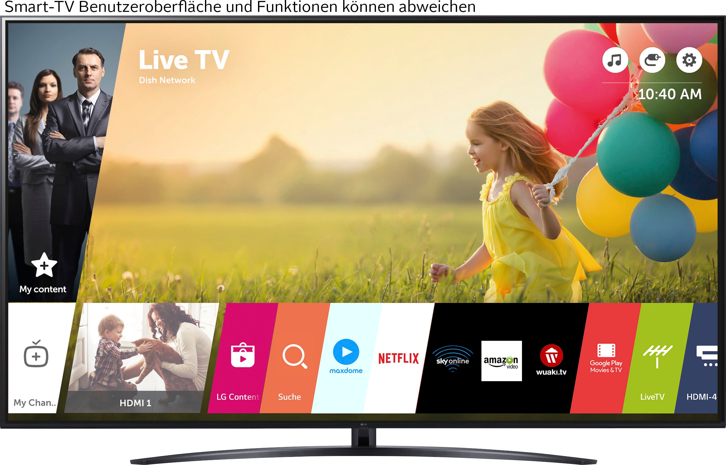 LG LED-Fernseher »75NANO769QA«, 189 cm/75 Zoll, 4K Ultra HD, Smart-TV, α5 Gen5 4K AI-Prozessor, Direct LED, HDMI 2.0, Sprachassistenten