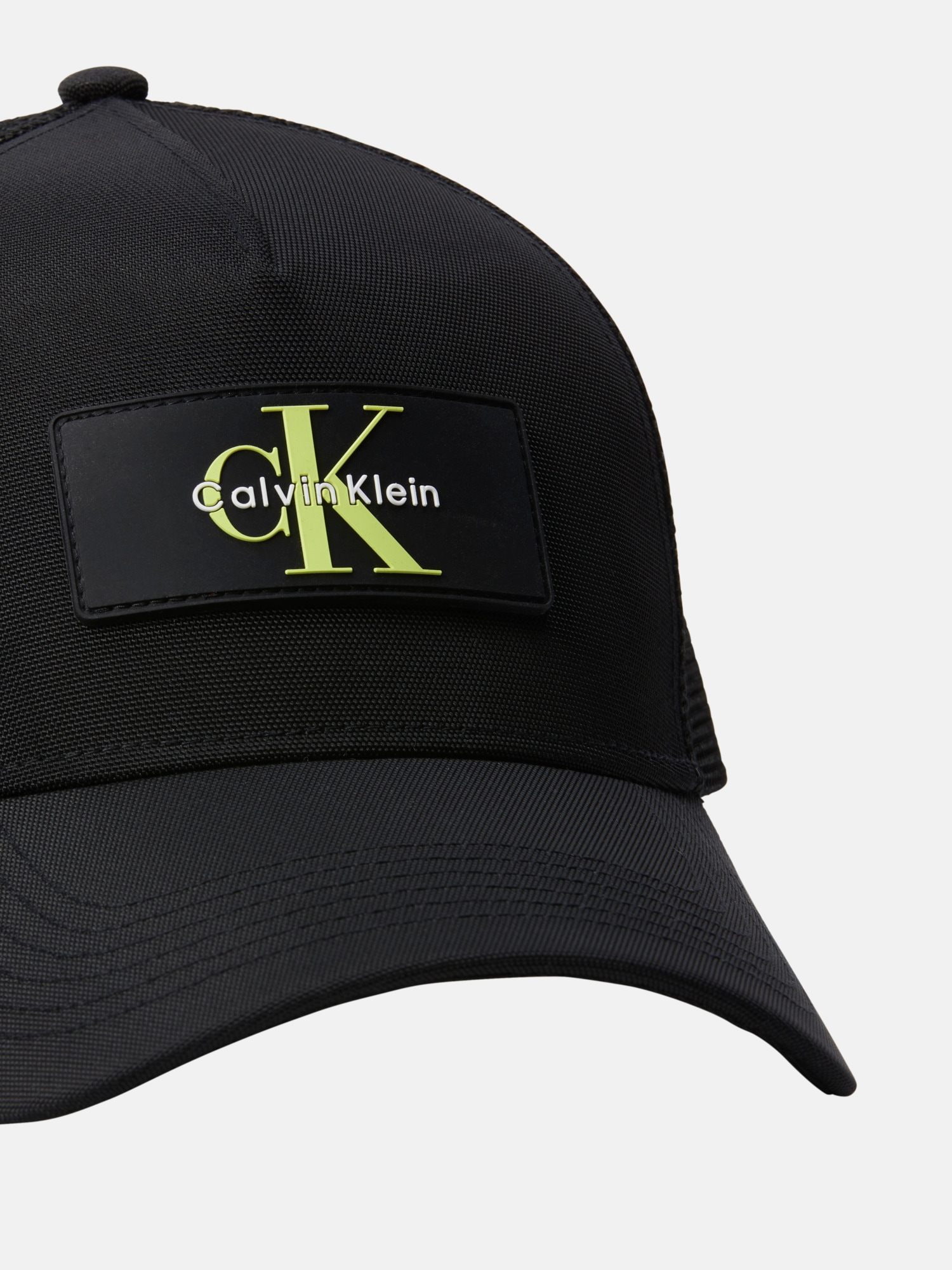 Calvin Klein Baseball Cap »LG SL PTCH BLL NYL M«, Mit festem Schirm