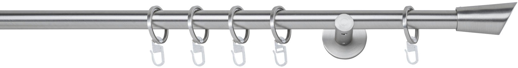 mydeco Gardinenstange "20mm Rag Wandträger 6,5 cm" 1 läufig-läufig Fixmaß
