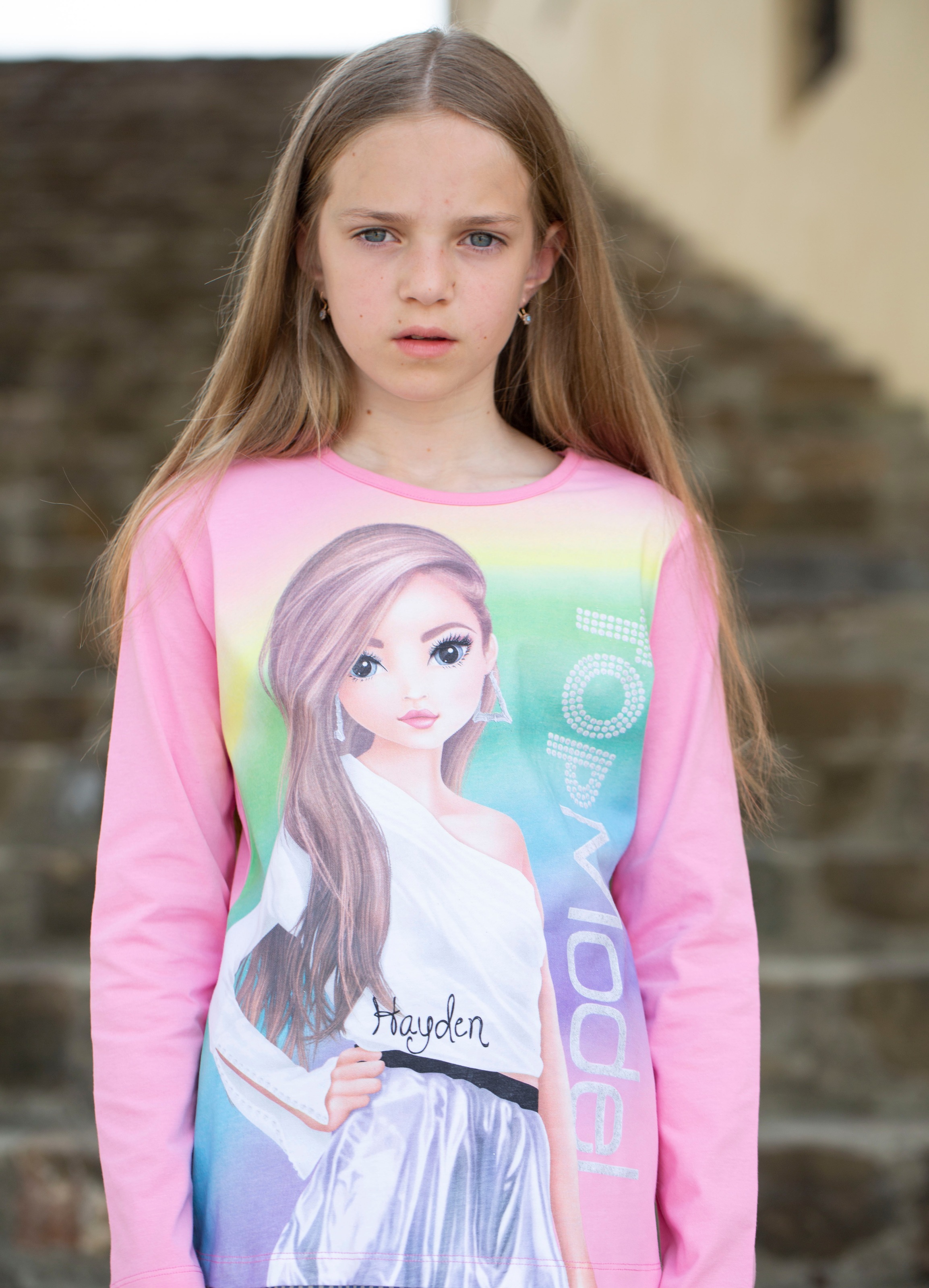 TOPModel Langarmshirt »Topmodel« mit extra grossem Frontmotiv