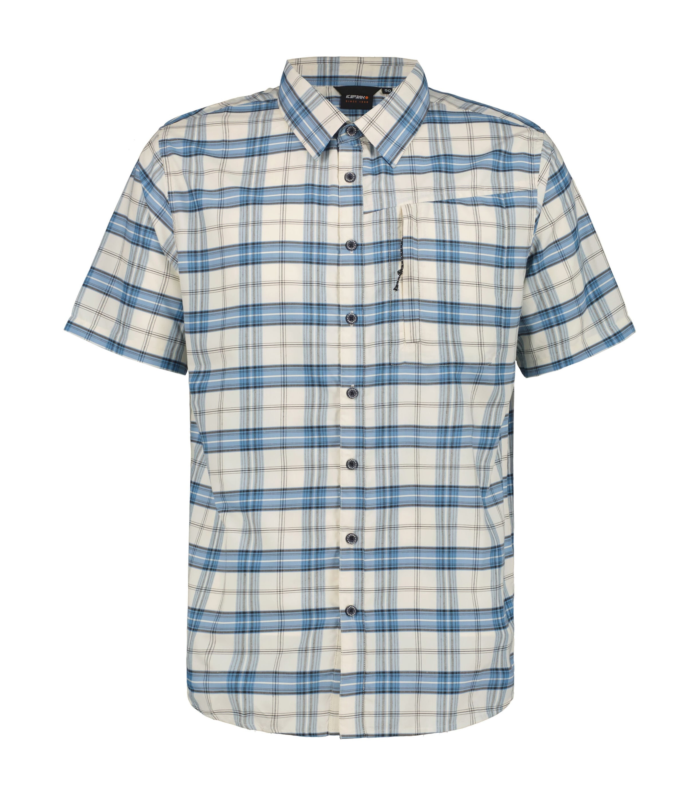 Icepeak Chemisier fonctionnel »BRIGANTINE« manches courtes, en polyester, aussi disponible en grandes tailles