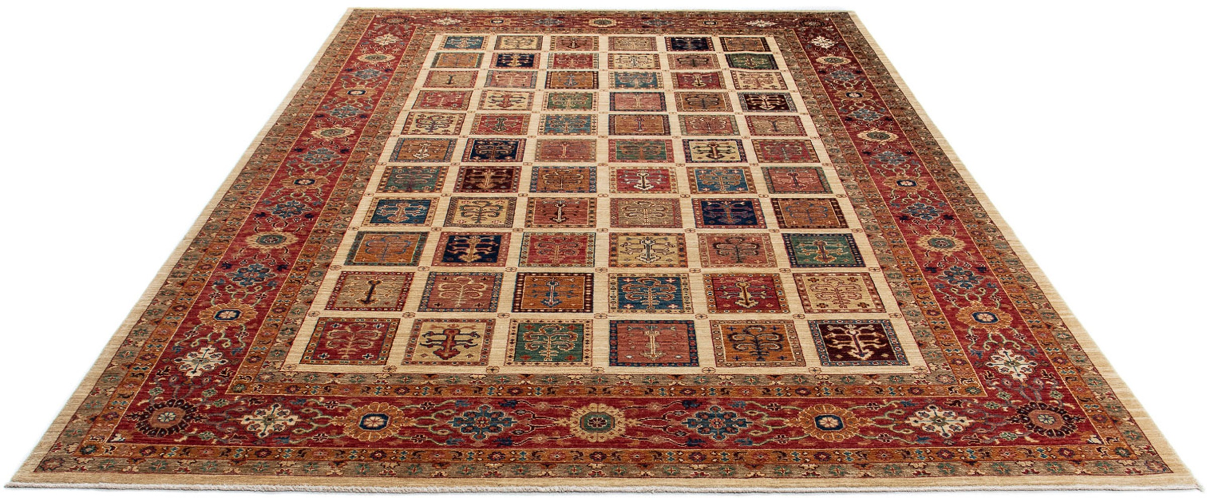 Image of morgenland Orientteppich »Perser - Nomadic - 338 x 247 cm - mehrfarbig«, rechteckig, 10 mm Höhe, Wohnzimmer, Handgeknüpft, Einzelstück mit Zertifikat bei Ackermann Versand Schweiz