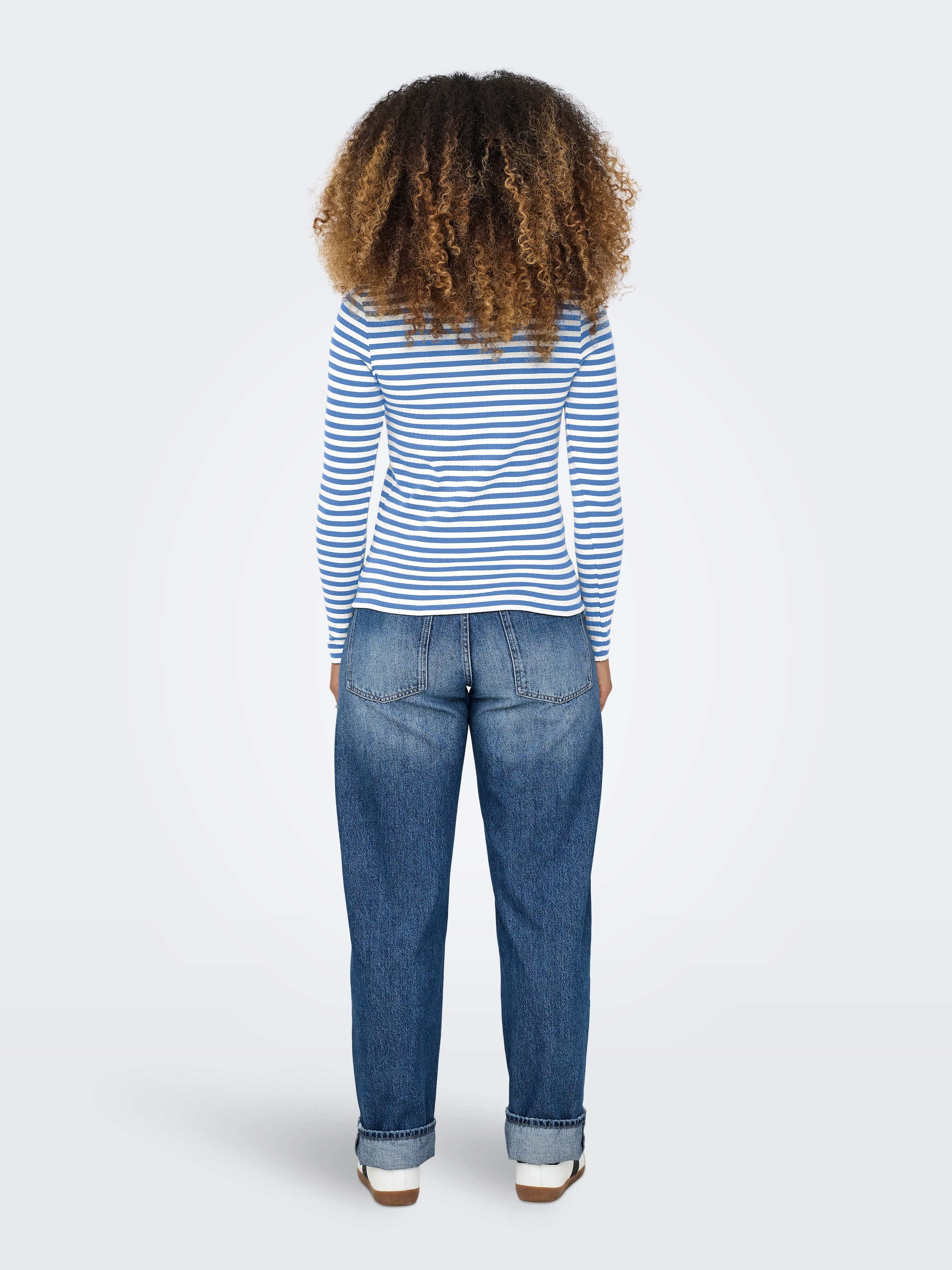 ONLY Langarmshirt »ONLAIDA L/S STRIPED TOP JRS«