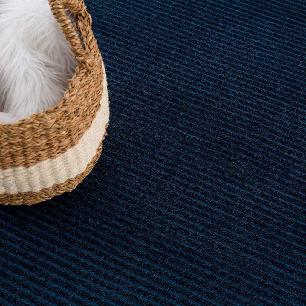 Carpet City Teppich »Friseé-Teppich  FANCY900« rechteckig 12 mm Höhe Läufer, Kurzflor, Einfarbig, 3D-Optik, Streifen Look, Wohnzimmer