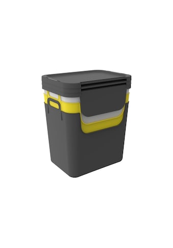Mülltrennsystem »30 L gelb«, 3 Behälter