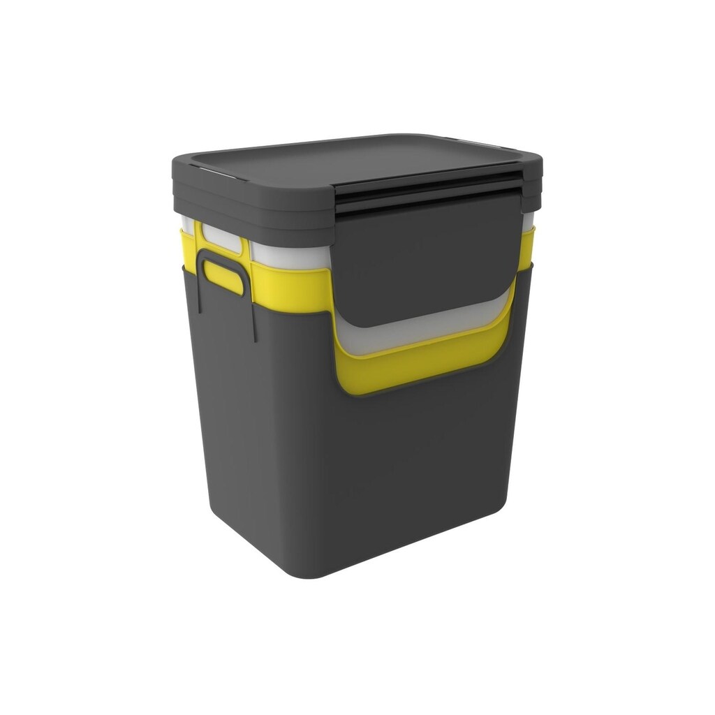 ROTHO Mülltrennsystem »30 L gelb«, 3 Behälter