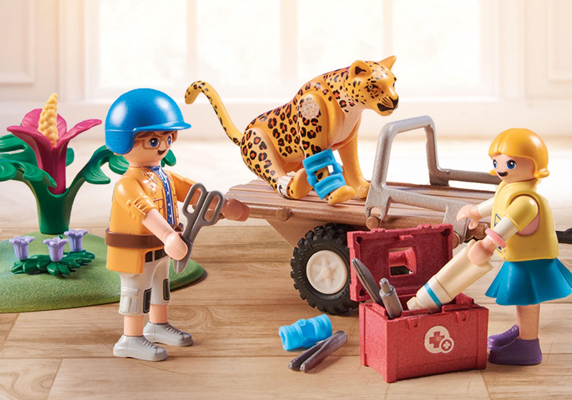 Playmobil® Konstruktions-Spielset »Wiltopia - Tierrettungs-Quad (71011), Wiltopia«, (58 St.), teilweise aus recyceltem Material; Made in Europe