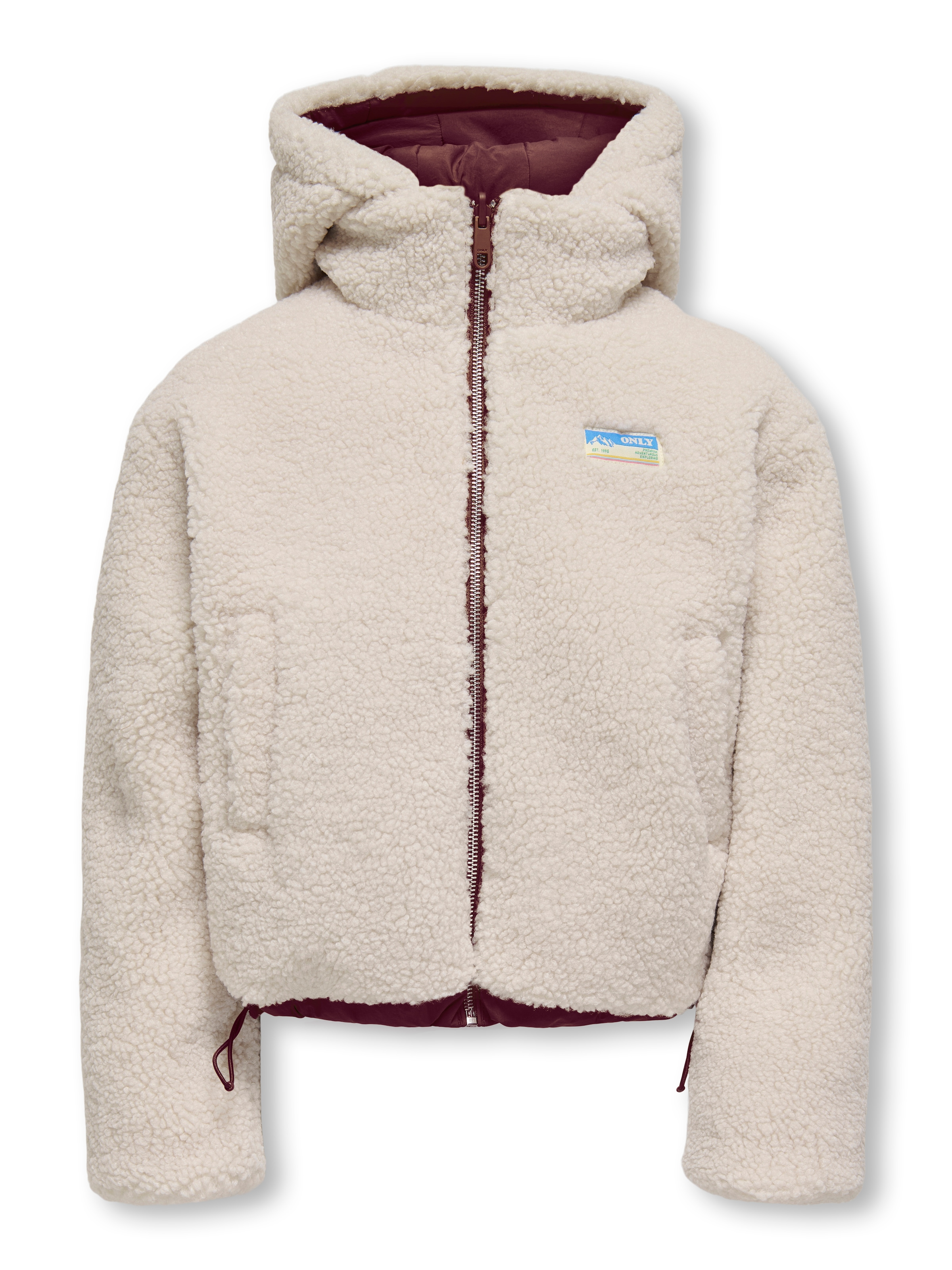 KIDS ONLY Steppjacke »KOGMARIA REVERSIBLE PUFFER JACKET OTW«, mit Kapuze, als Plüschjacke oder Steppjacke tragbar