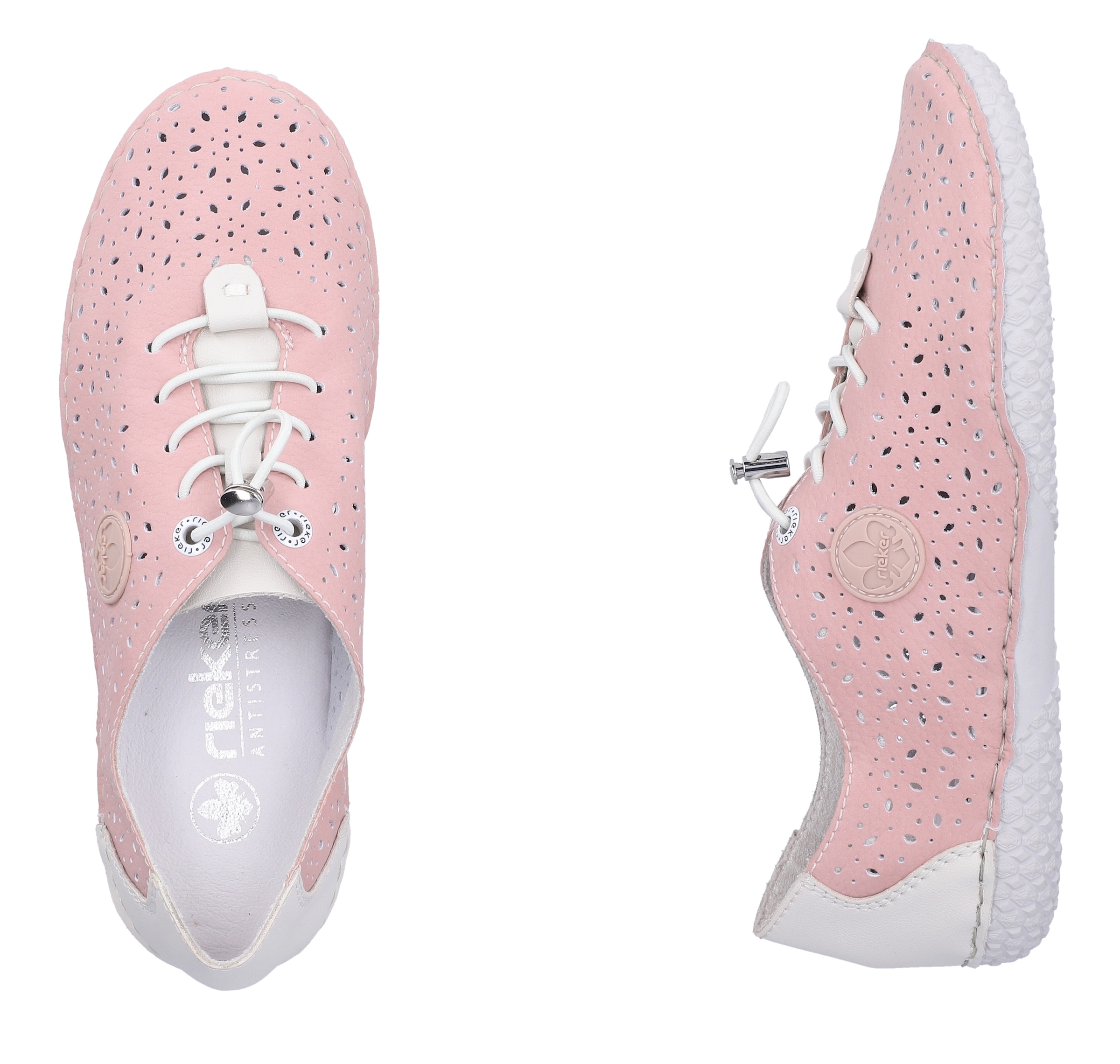 Rieker Slip-On Sneaker  Schlupfschuh, Halbschuh, Freizeitschuh mit Schnellverschluss