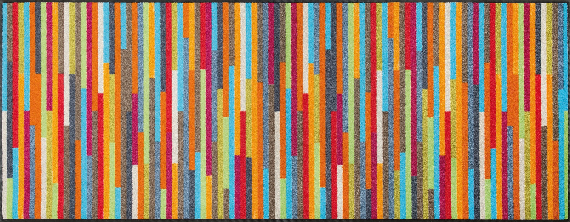 Image of wash+dry by Kleen-Tex Läufer "Mikado Stripes" rechteckig 7 mm Höhe Schmutzfangläufer, modernes Streifen Design, rutschhemmend, waschbar