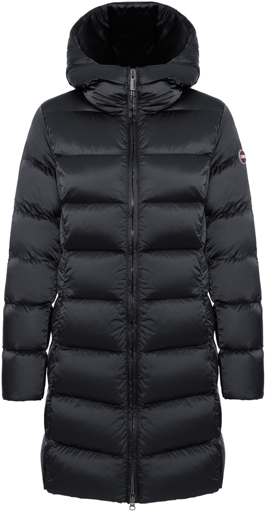 Colmar Doudoune avec capuche mit glänzendem Finish, normale Passform, 2-Wege-Zipper
