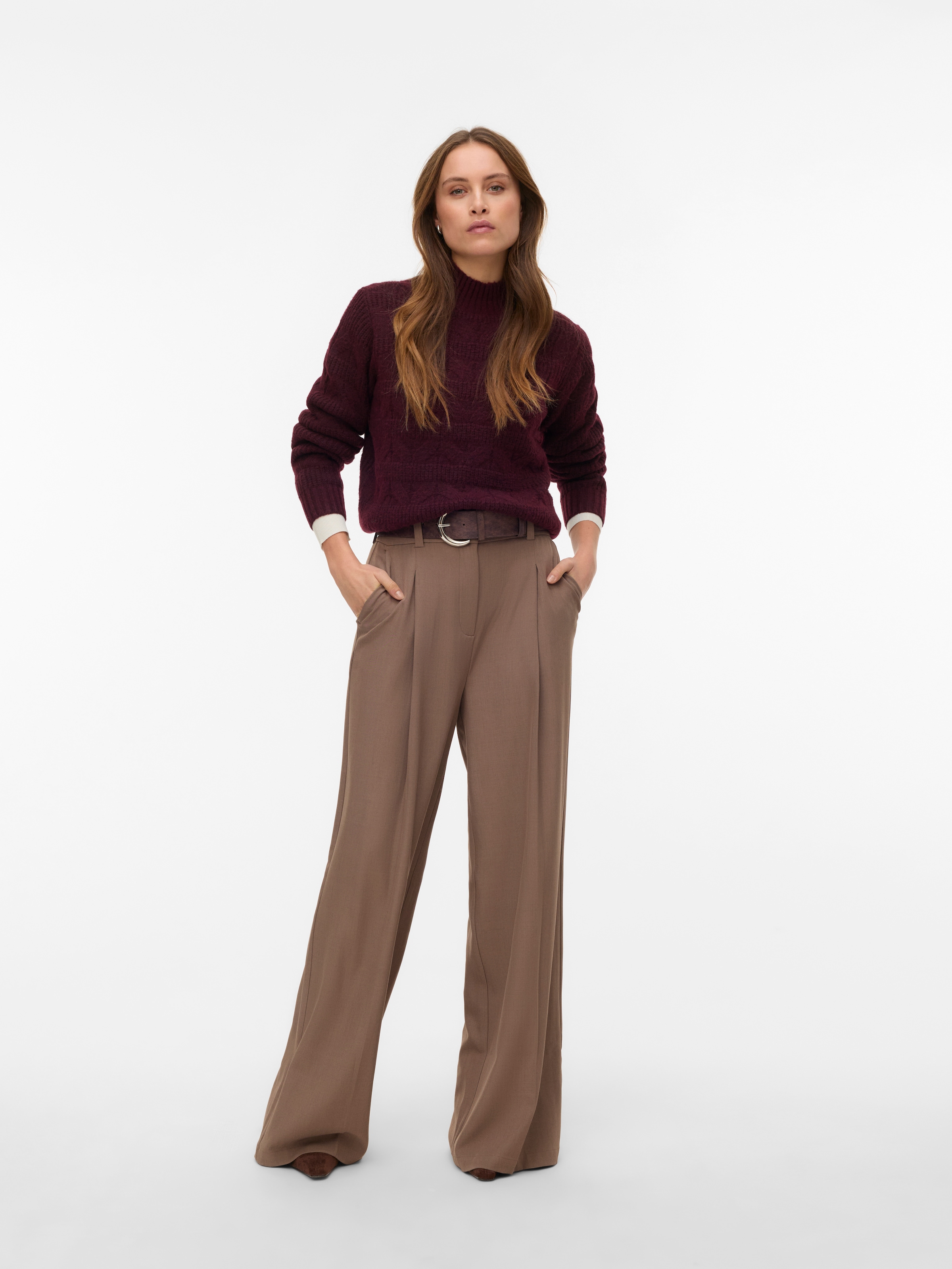 Vero Moda Pull en tricot »VMVIRGO LS HIGHNECK PULLOVER BF«