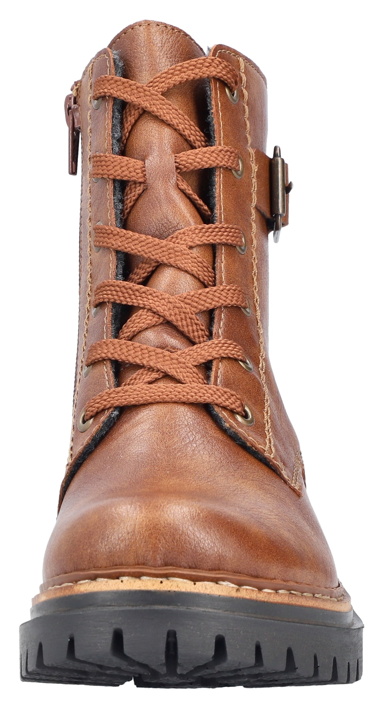 Rieker Bottines à lacets  bottes d'hiver, boots avec couture contrastée