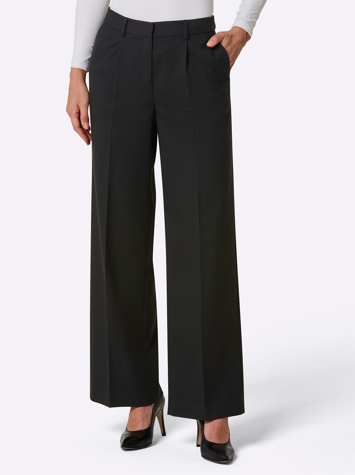 Image of CREATION L PREMIUM Bundfaltenhose