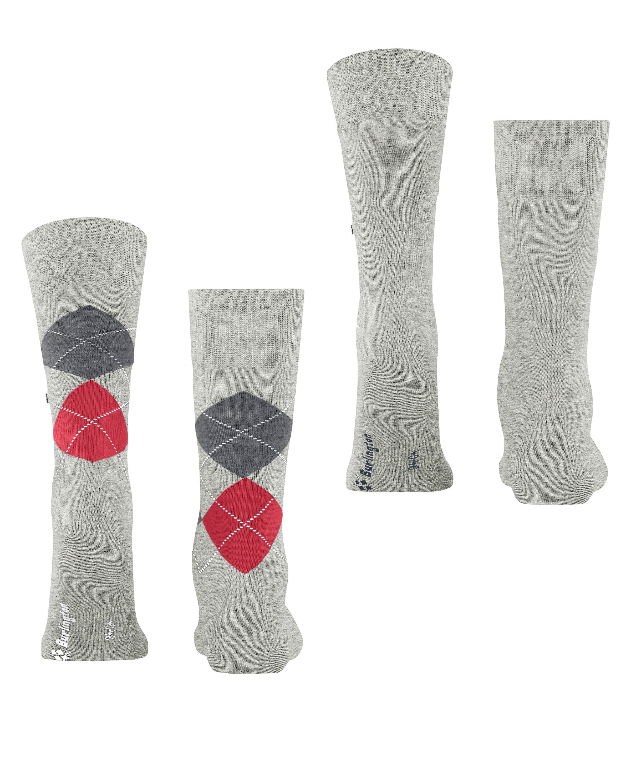 Burlington Socken »Everyday Argyle Mix«, (2er Pack)