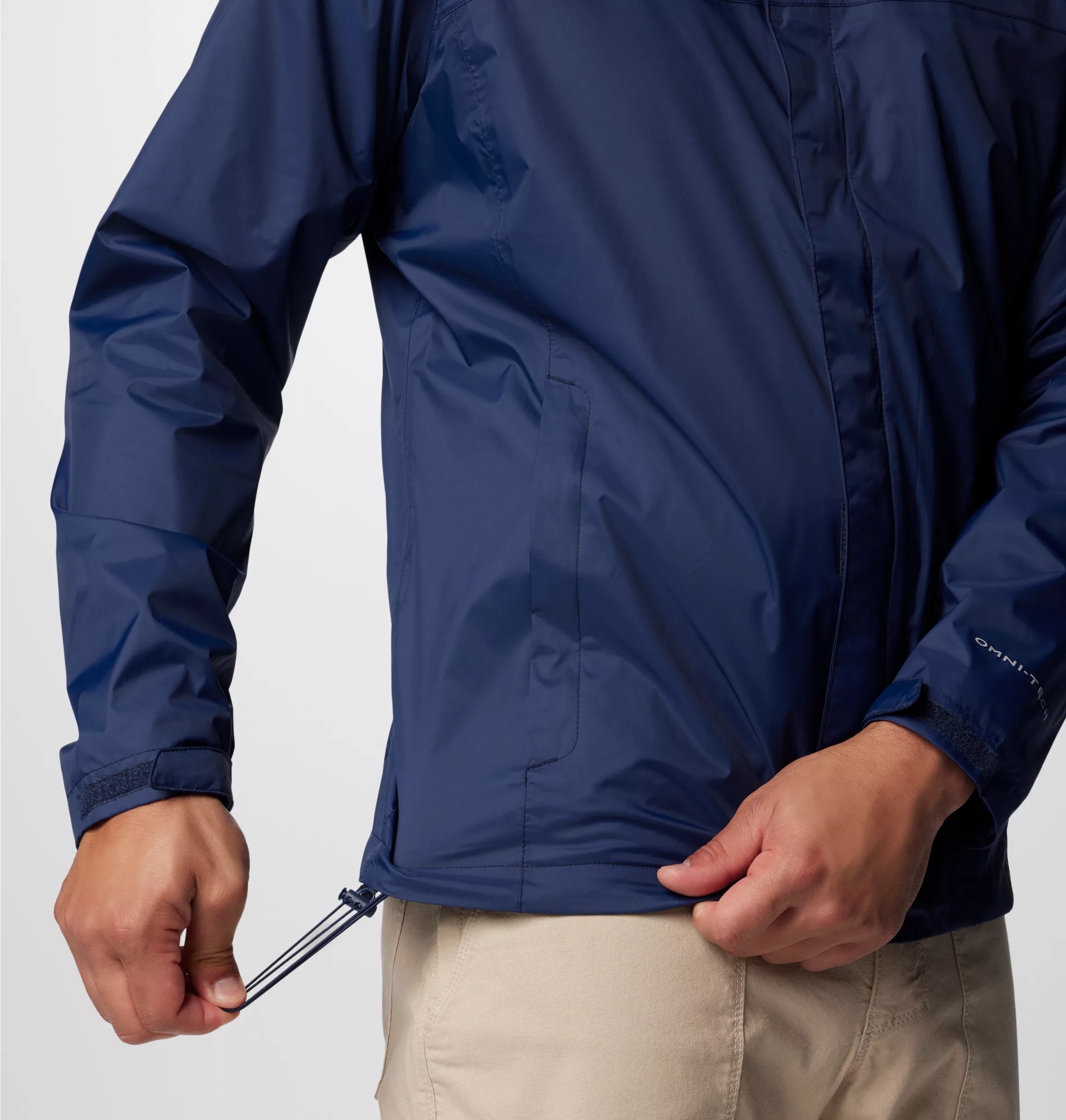 Columbia Veste de pluie »WATERTIGHT II JACKET« avec capuche avec des poches à fermeture éclair, matériau extérieur déperlant en nylon