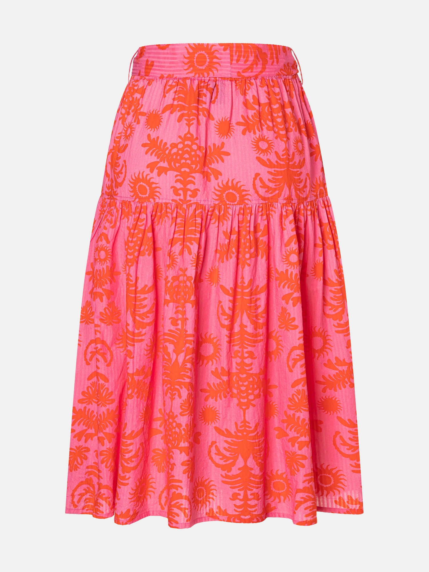 Lieblingsstück Jupe midi »BettyL« avec imprimé intégral et ceinture à nouer