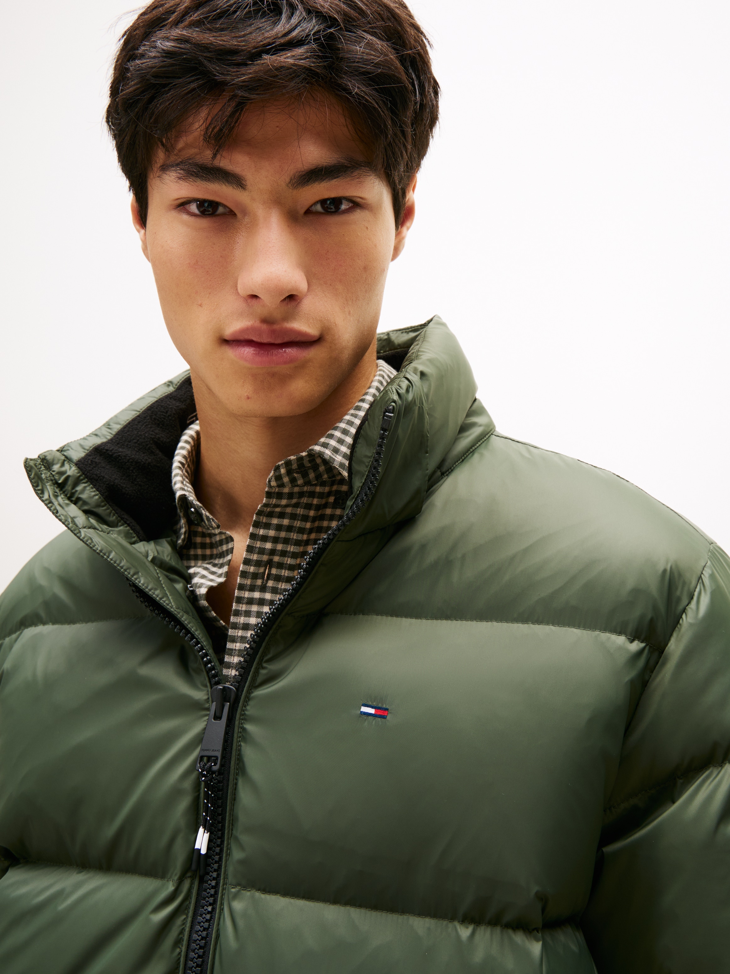 Tommy Jeans Veste matelassée »TJM ESSENTIAL DOWN PARKA« avec capuche doudoune, veste de mi-saison avec capuche