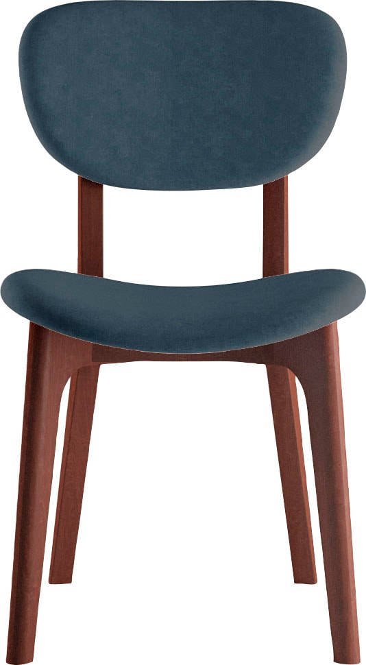 INOSIGN Stuhl »COZY Made in Italy« (Set) 2 Stk.Gestell in Buche, Kirsch- oder Nussbaum, Massivholz, Design Stuhl