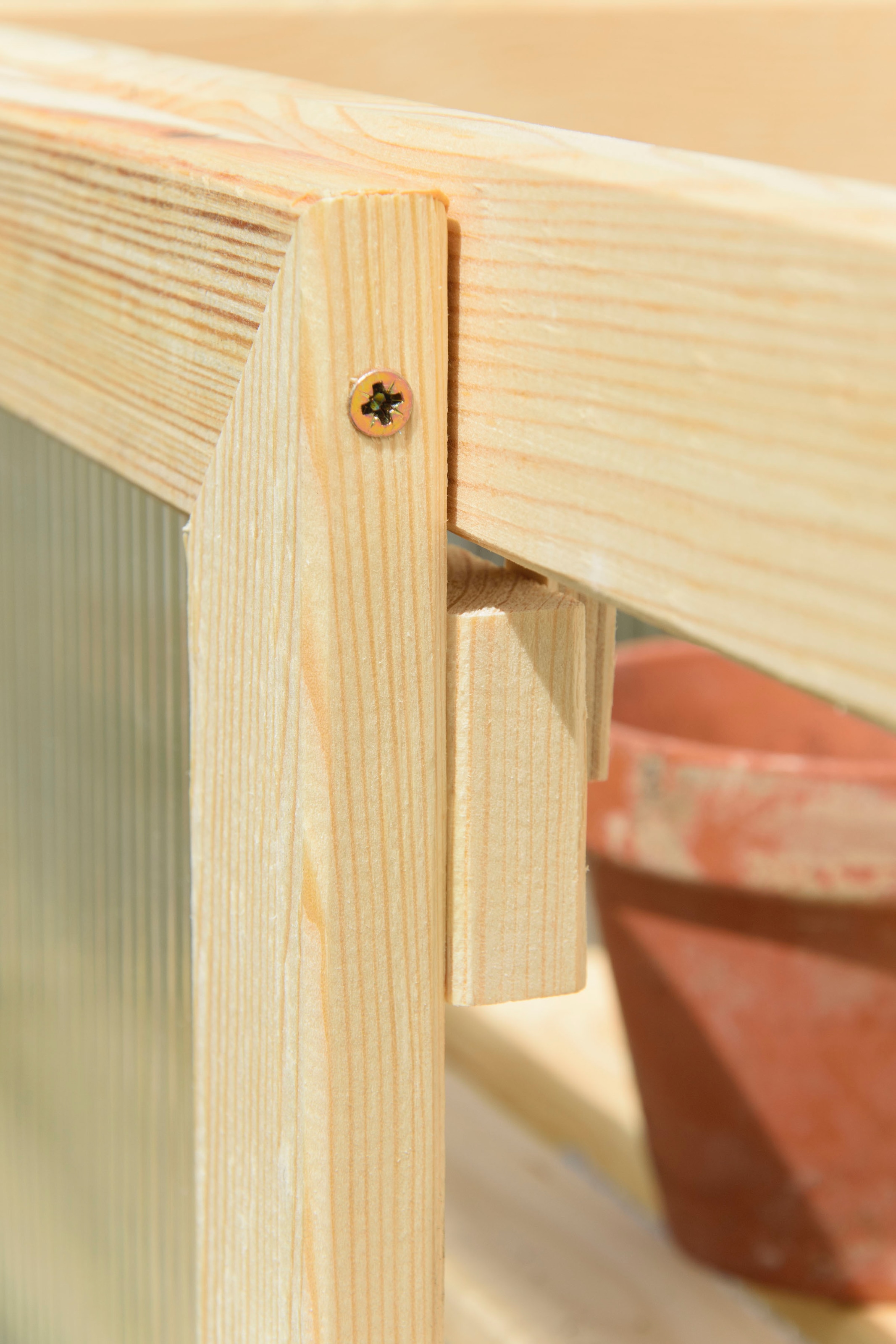 dobar Anzuchttopf »Dome«, grosser Anzuchtschrank aus FSC®-zertifiziertem Kiefernholz